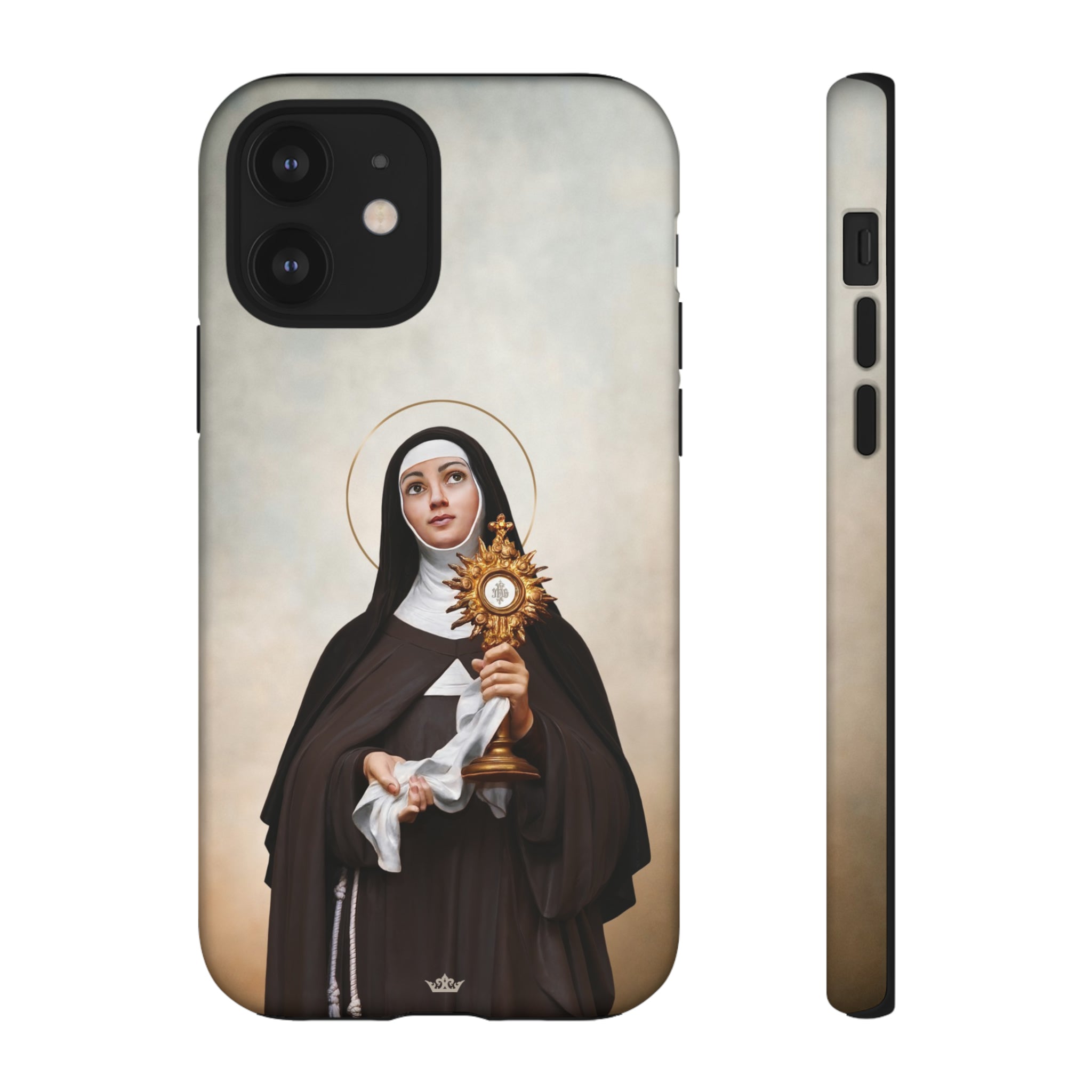 St. Clare of Assisi Hard Phone Case (Light)