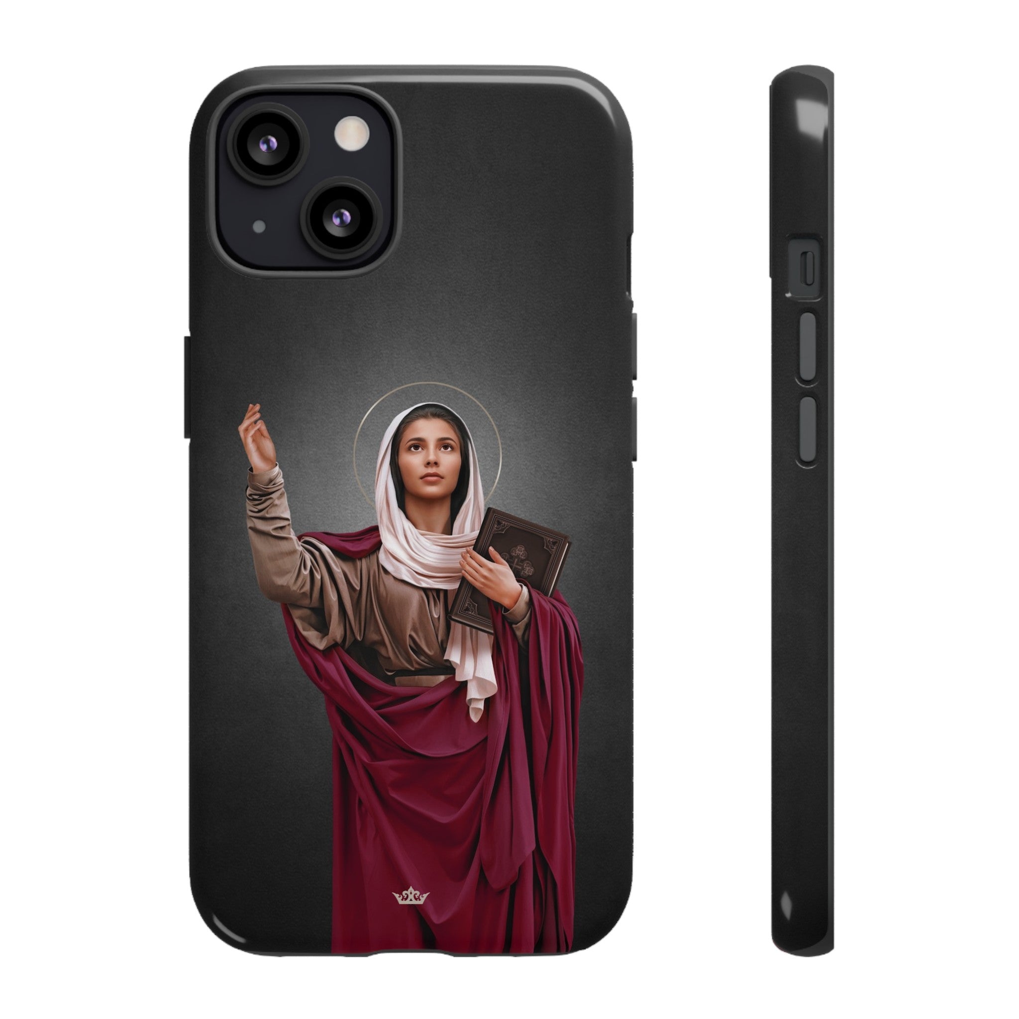 St. Monica Hard Phone Case (Dark)