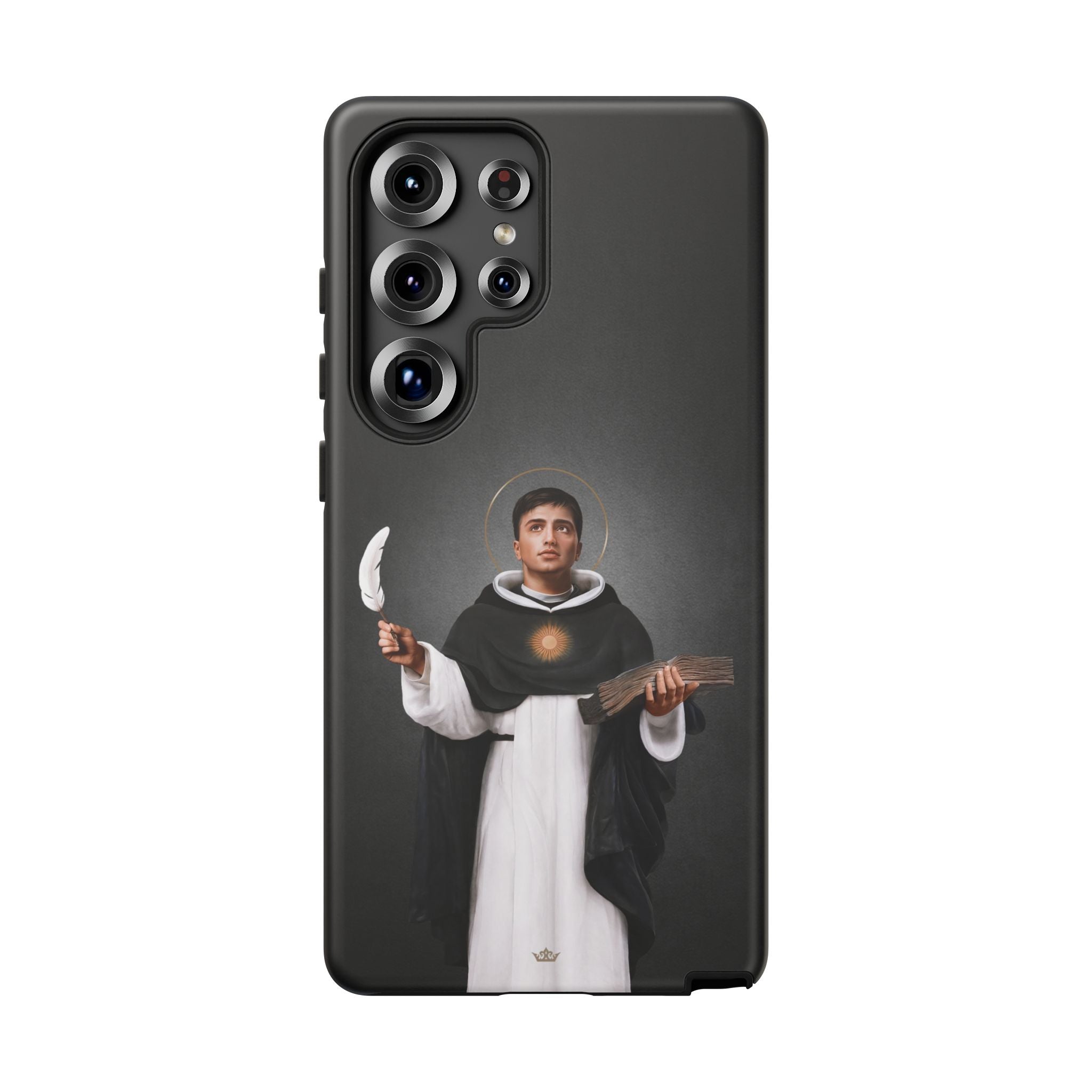 St. Thomas Aquinas Hard Phone Case (Dark)