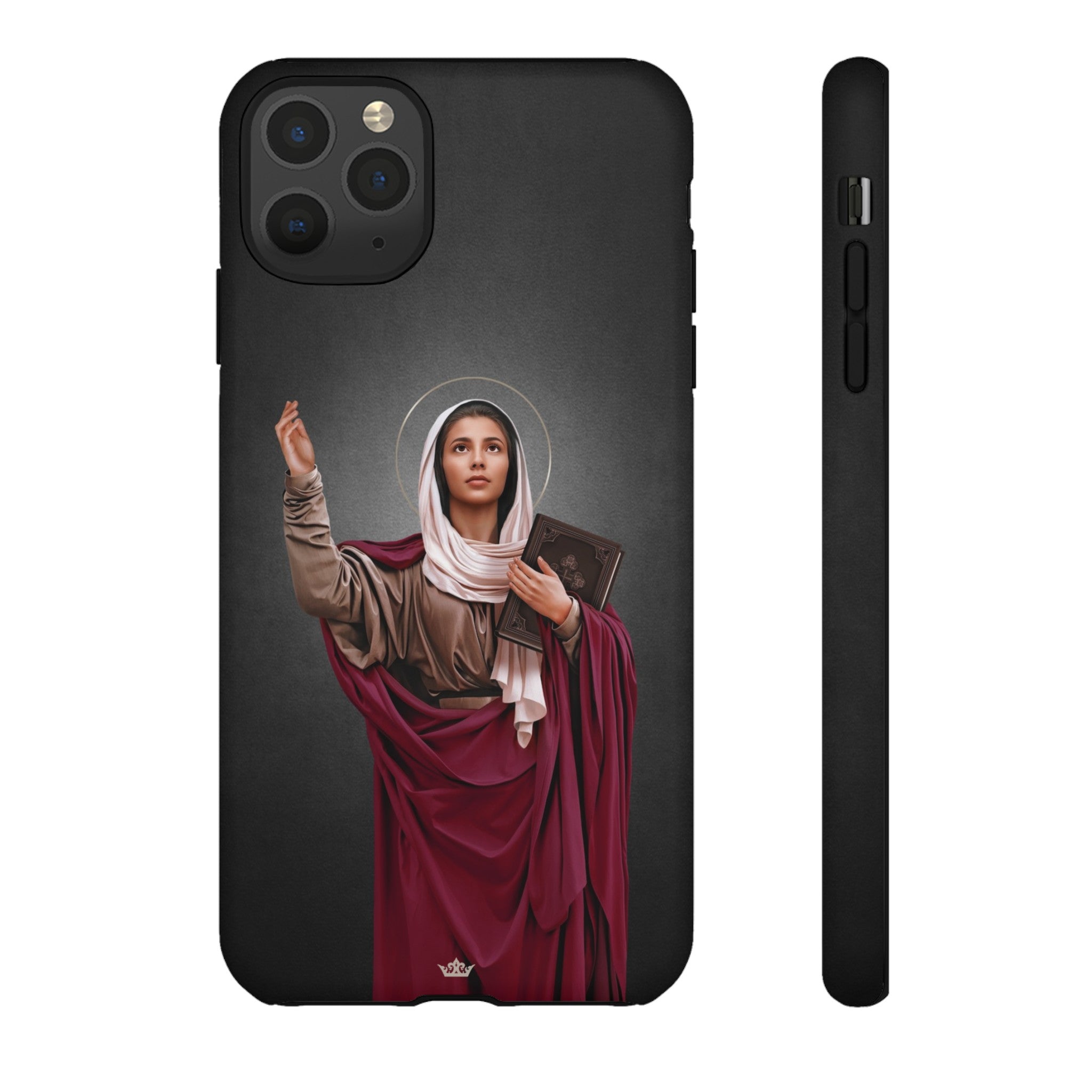 St. Monica Hard Phone Case (Dark)