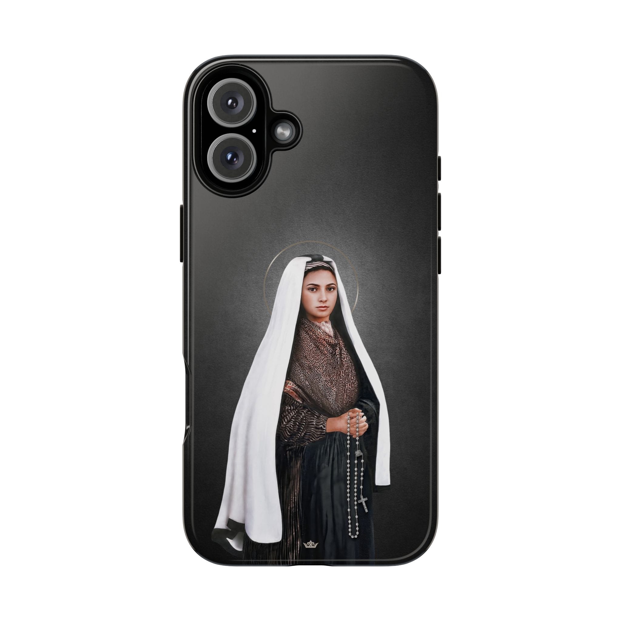 St. Bernadette Hard Phone Case (Dark) Copyright VENXARA