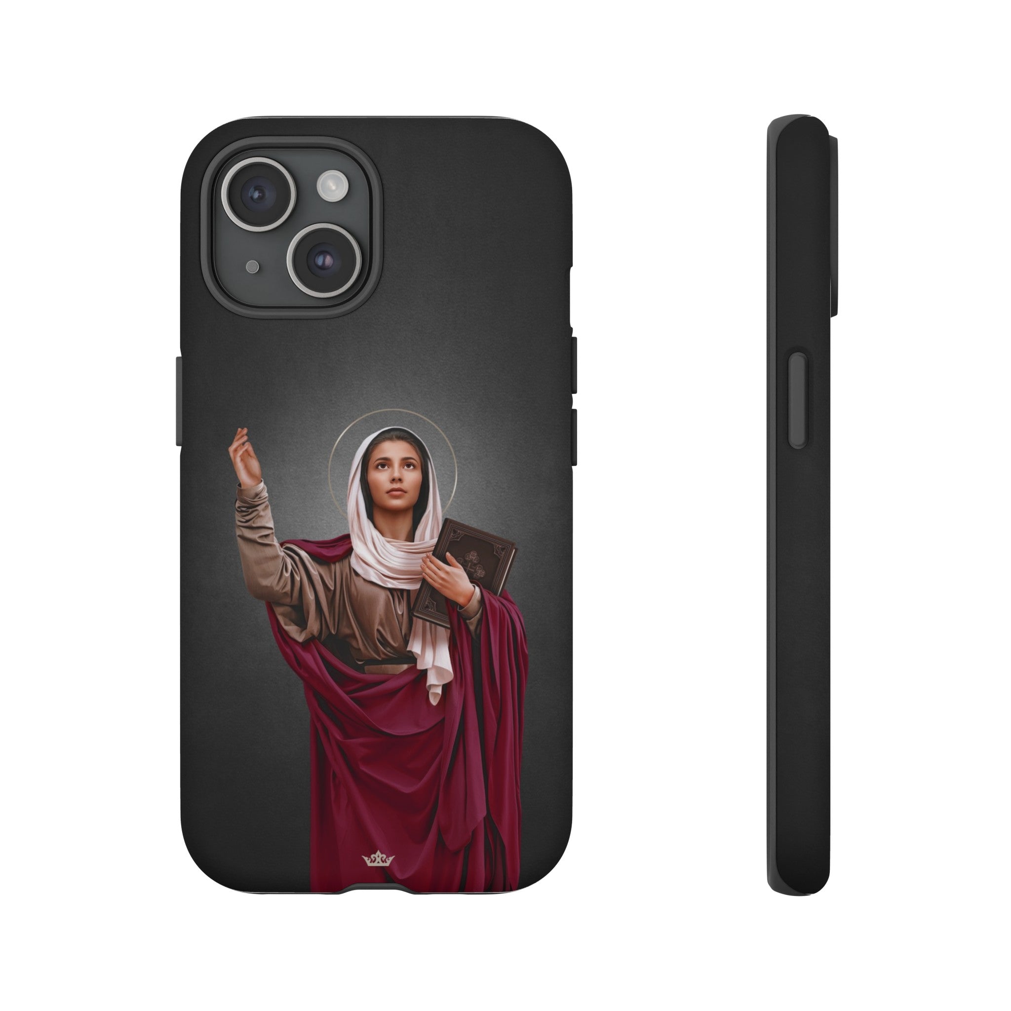 St. Monica Hard Phone Case (Dark)