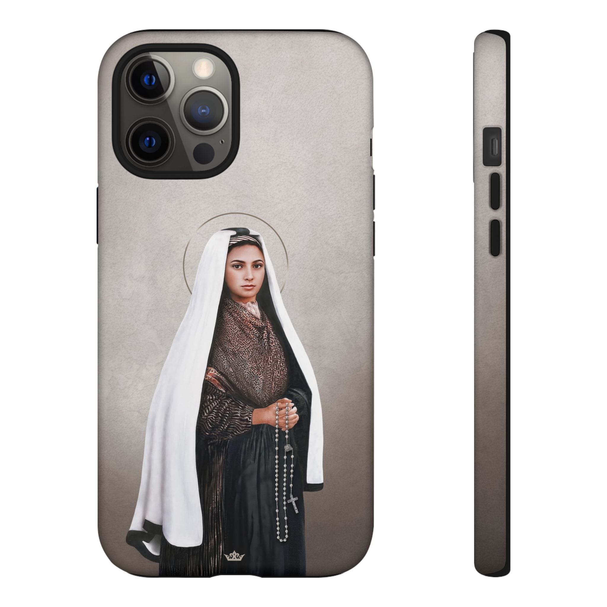 St. Bernadette Hard Phone Case (Light) Copyright VENXARA