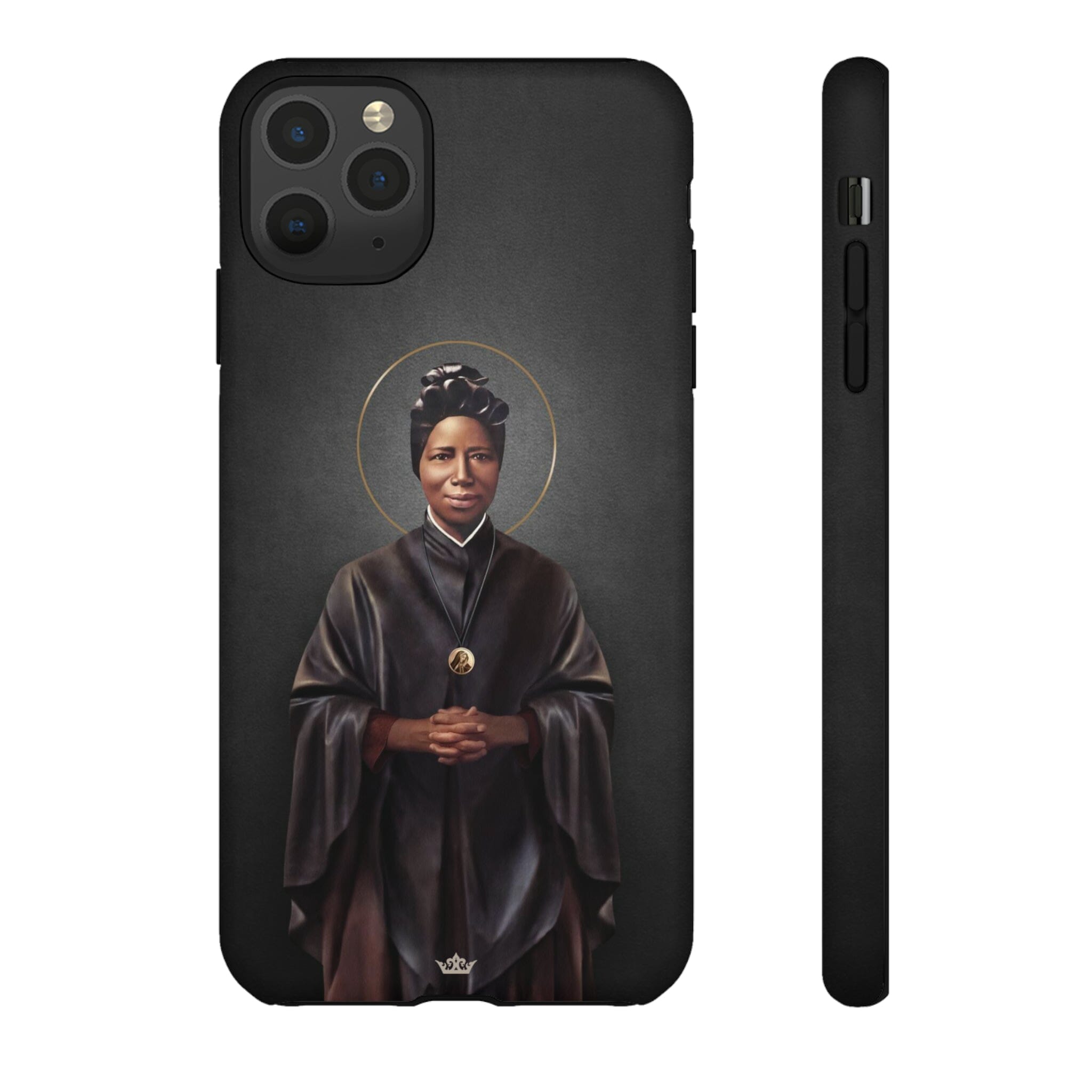 St. Josephine Bakhita Hard Phone Case (Dark)