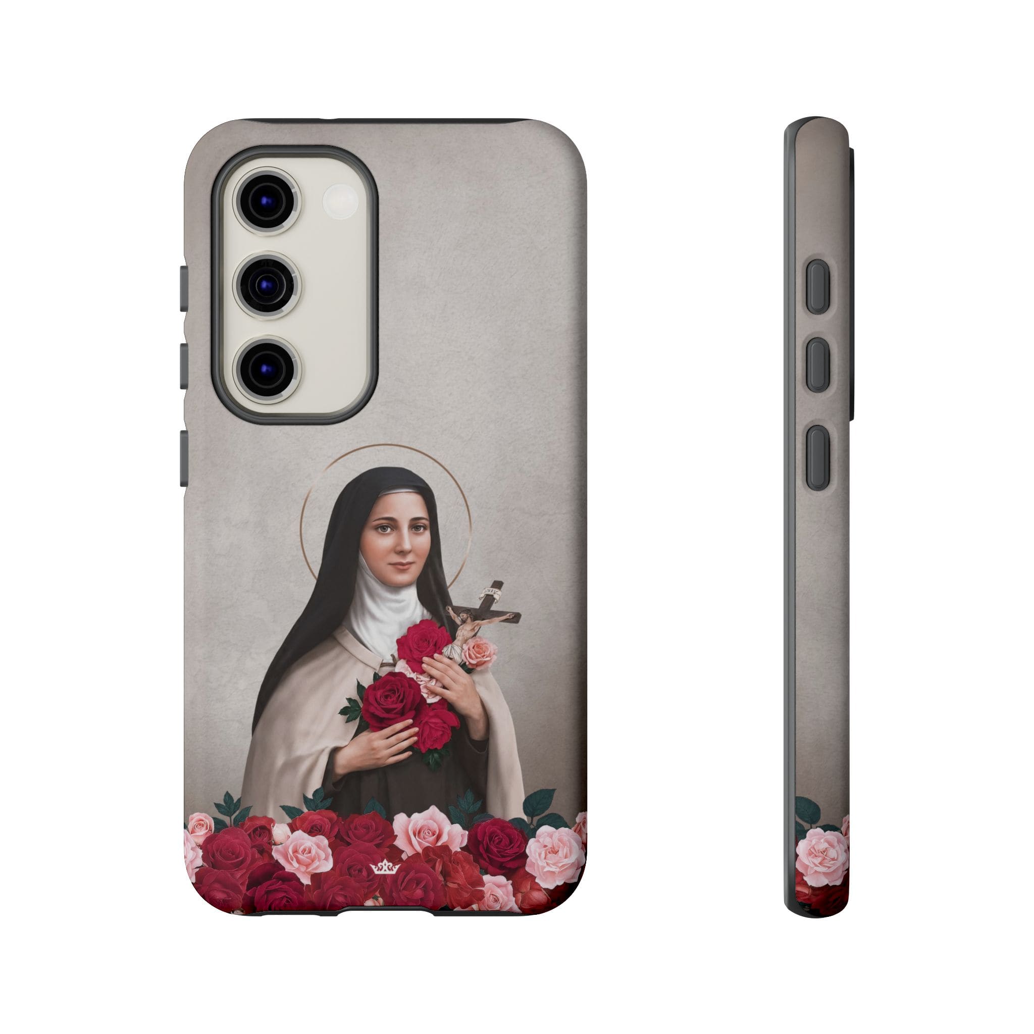 St. Therese of Lisieux Hard Phone Case (Light) Copyright VENXARA