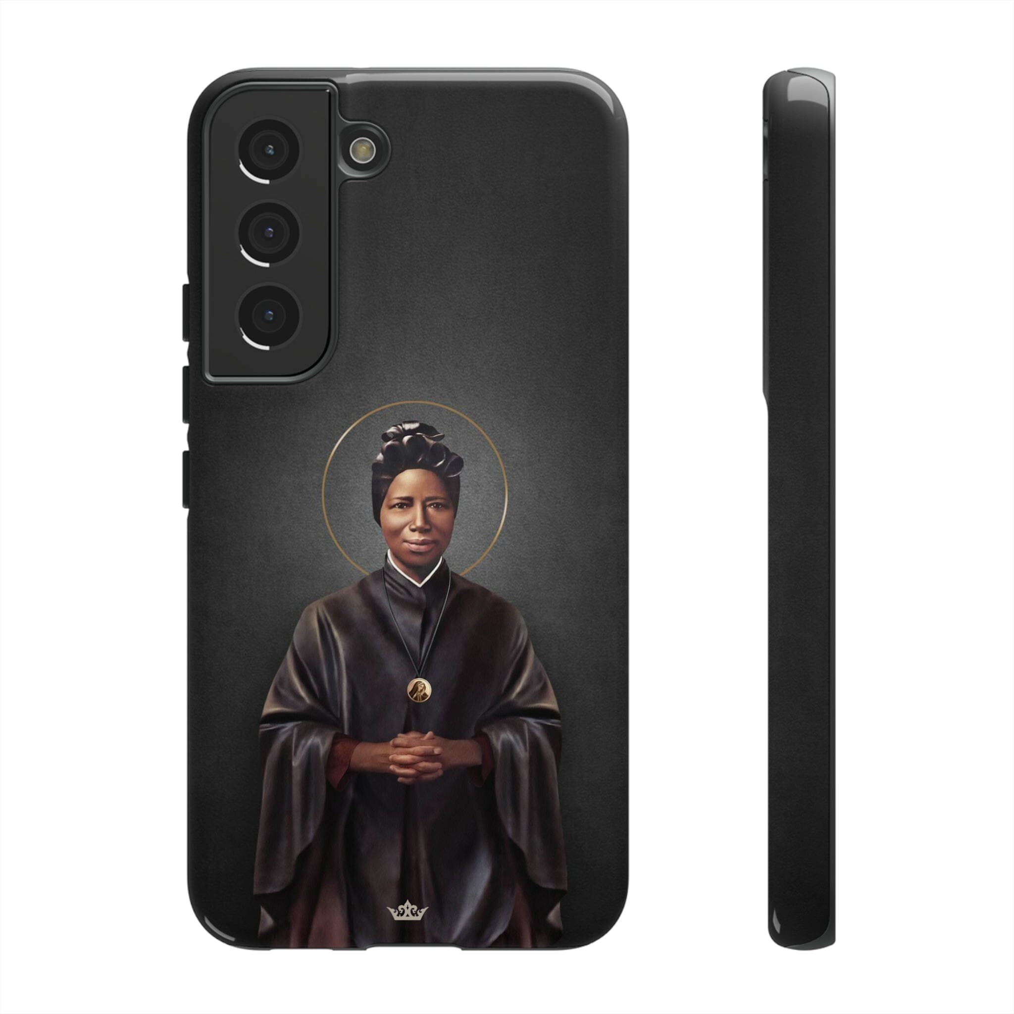 St. Josephine Bakhita Hard Phone Case (Dark)
