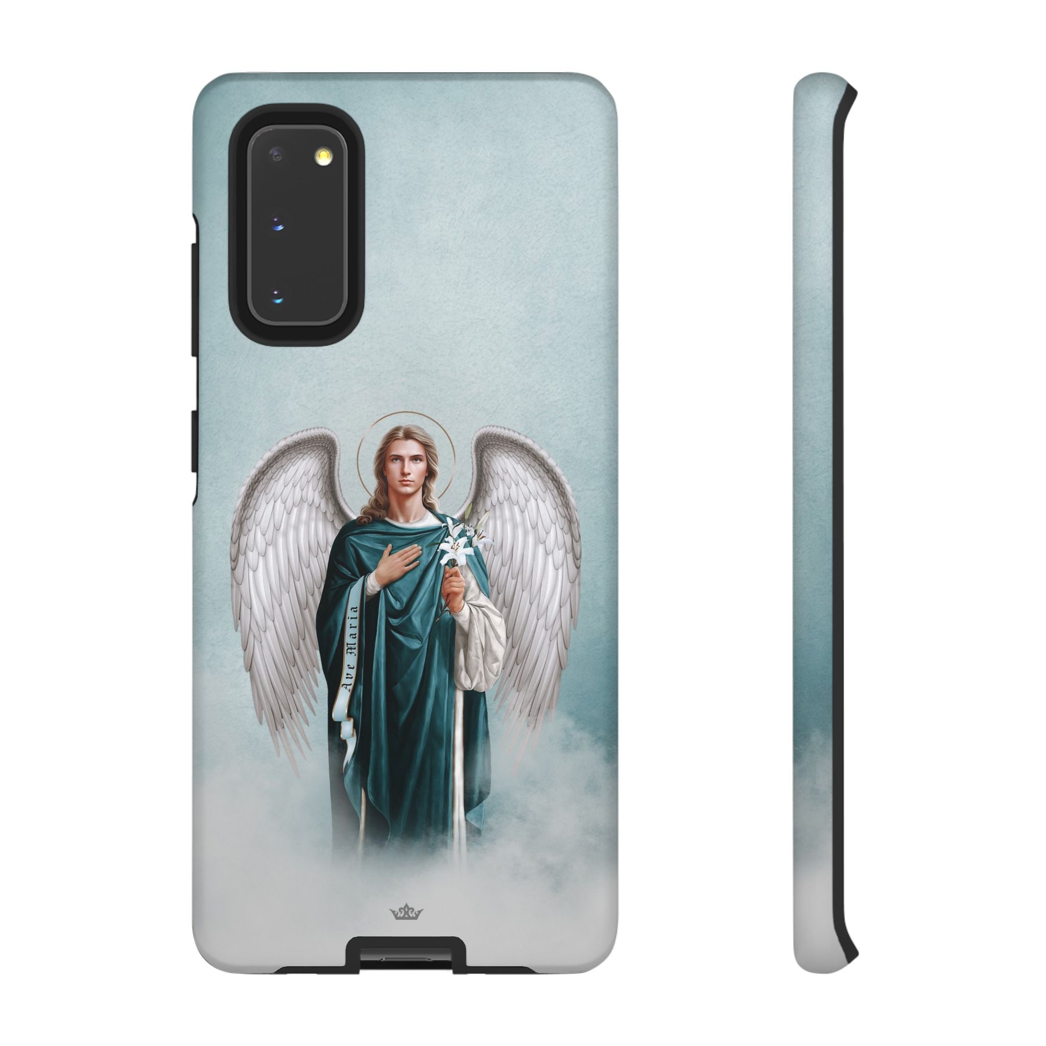 St. Gabriel the Archangel Hard Phone Case (Blue)