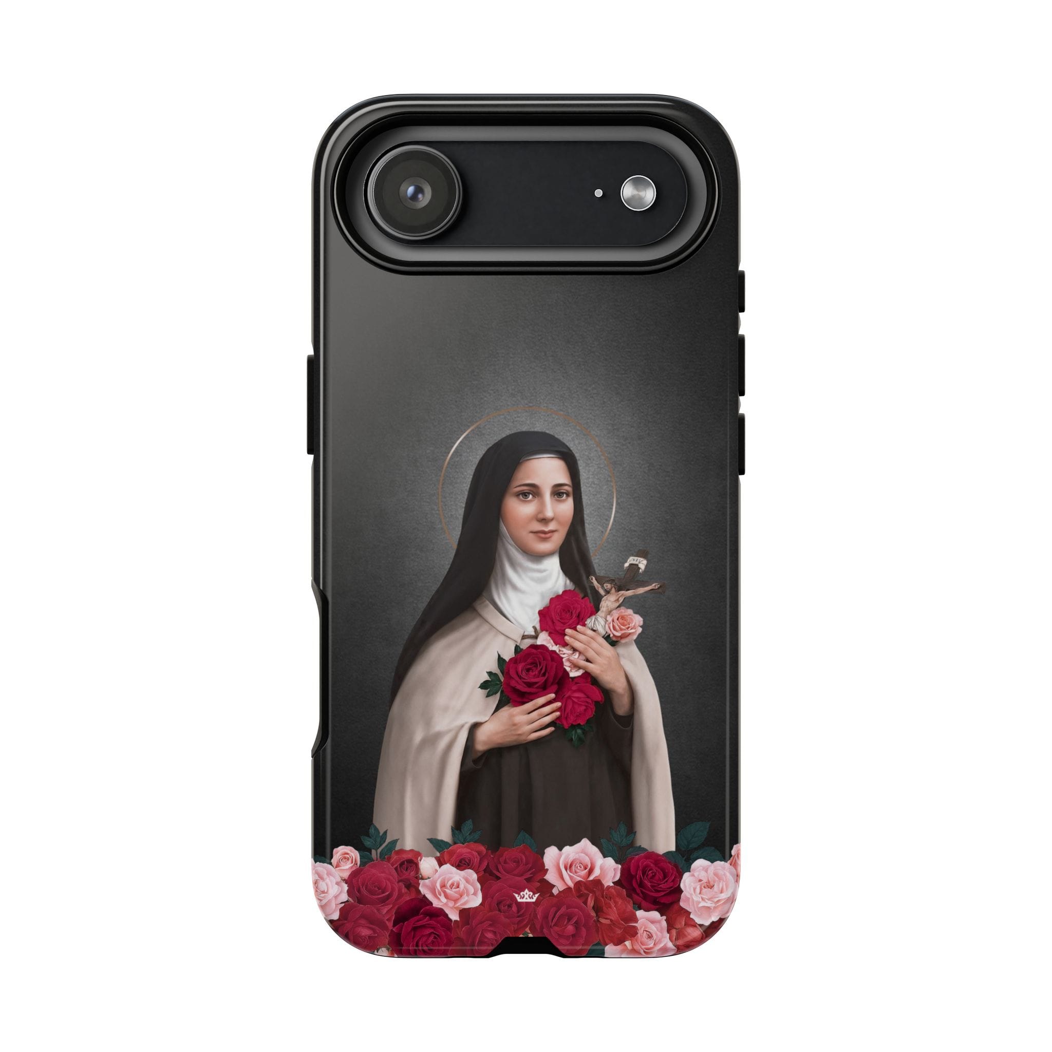 St. Therese of Lisieux Hard Phone Case (Dark) Copyright VENXARA