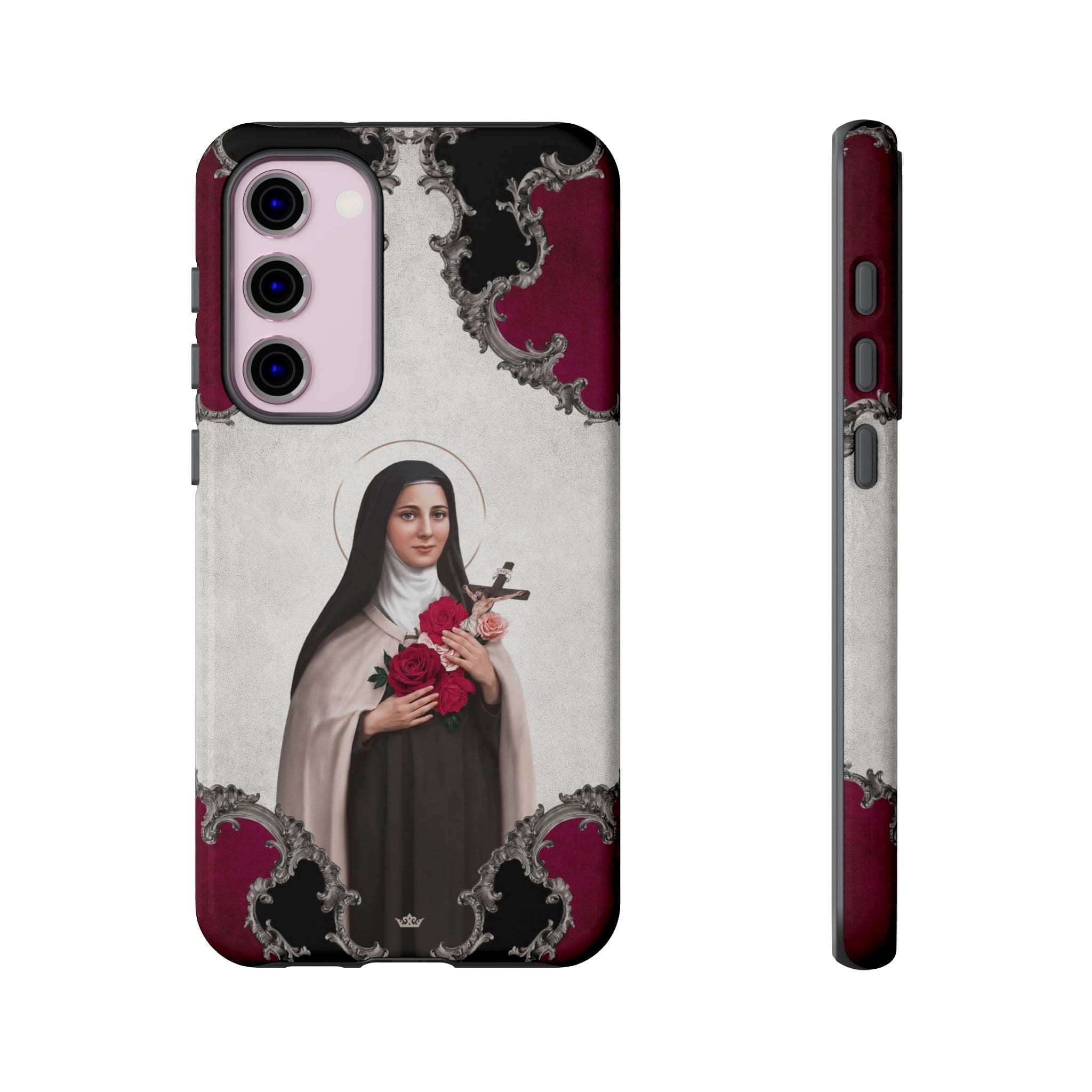 St. Therese of Lisieux Hard Phone Case (Baroque) Copyright VENXARA