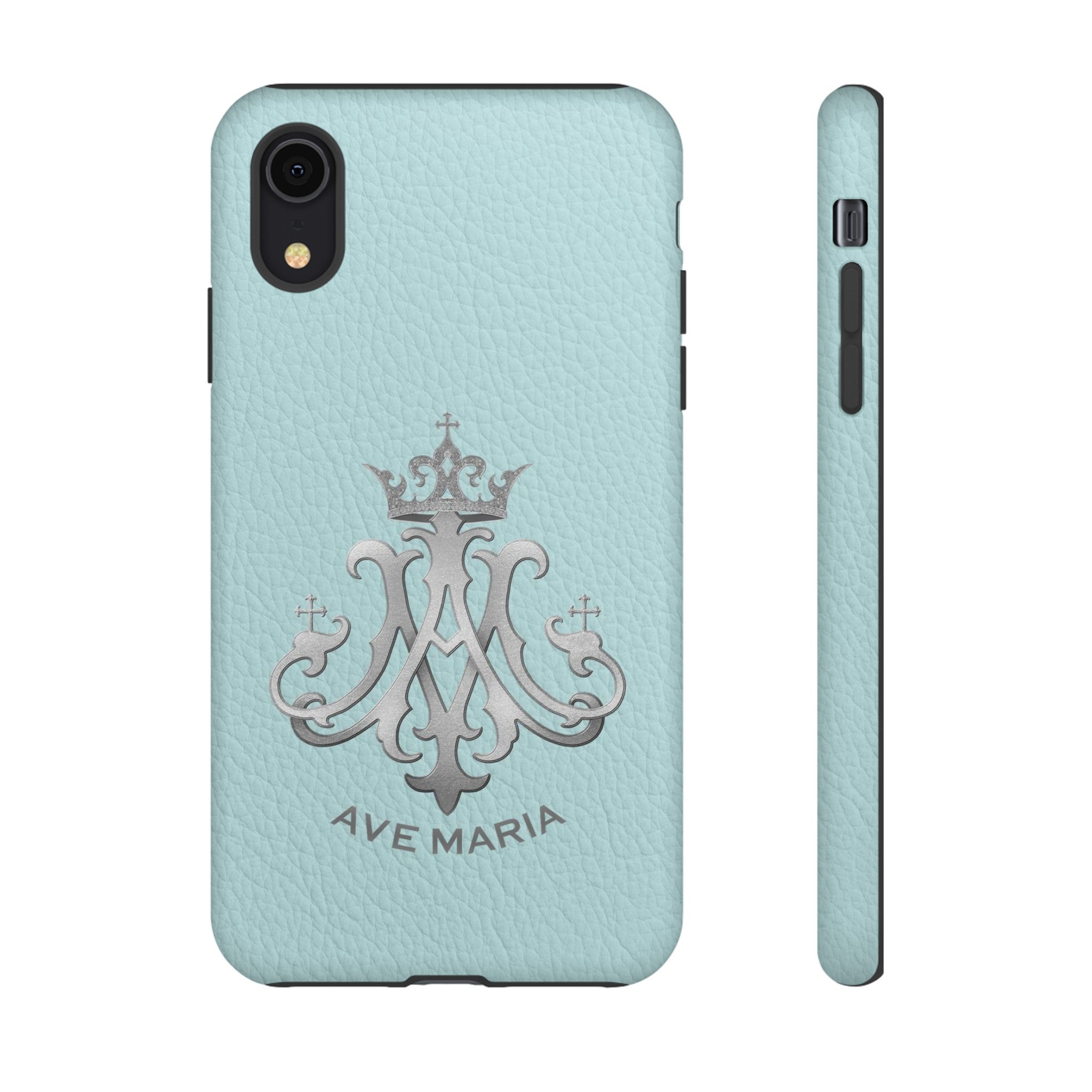 Ave Maria Hard Phone Case (Heavenly Blue)