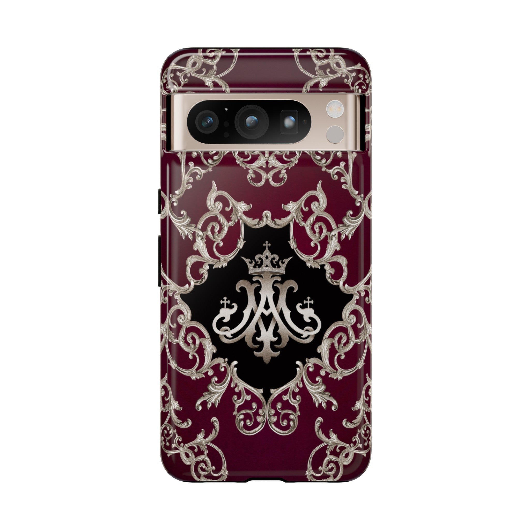 Ave Maria Hard Phone Case (Baroque Mahogany)