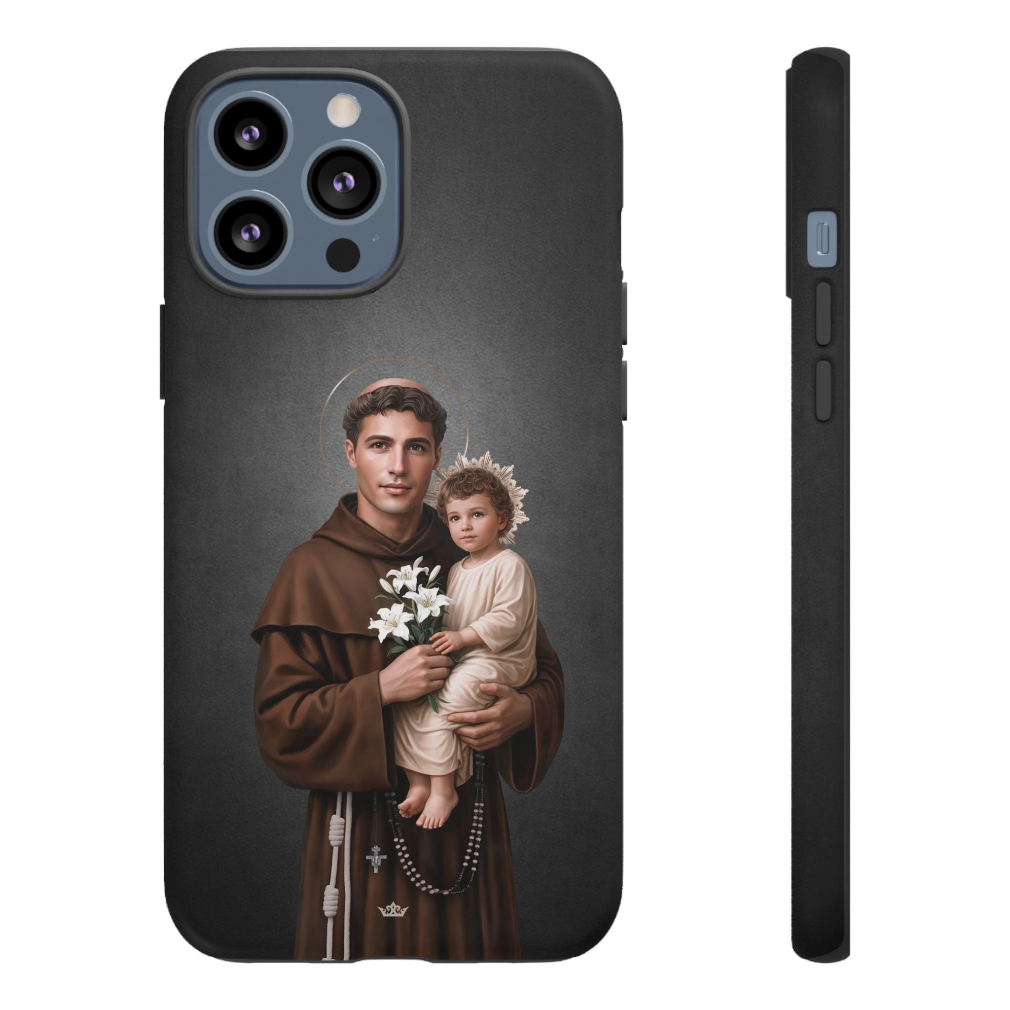 St. Anthony of Padua Hard Phone Case (Dark)