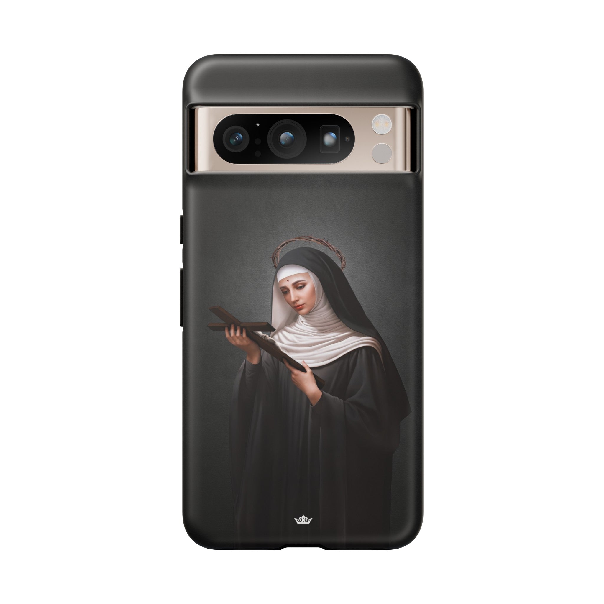 St. Rita of Cascia Hard Phone Case (Dark)