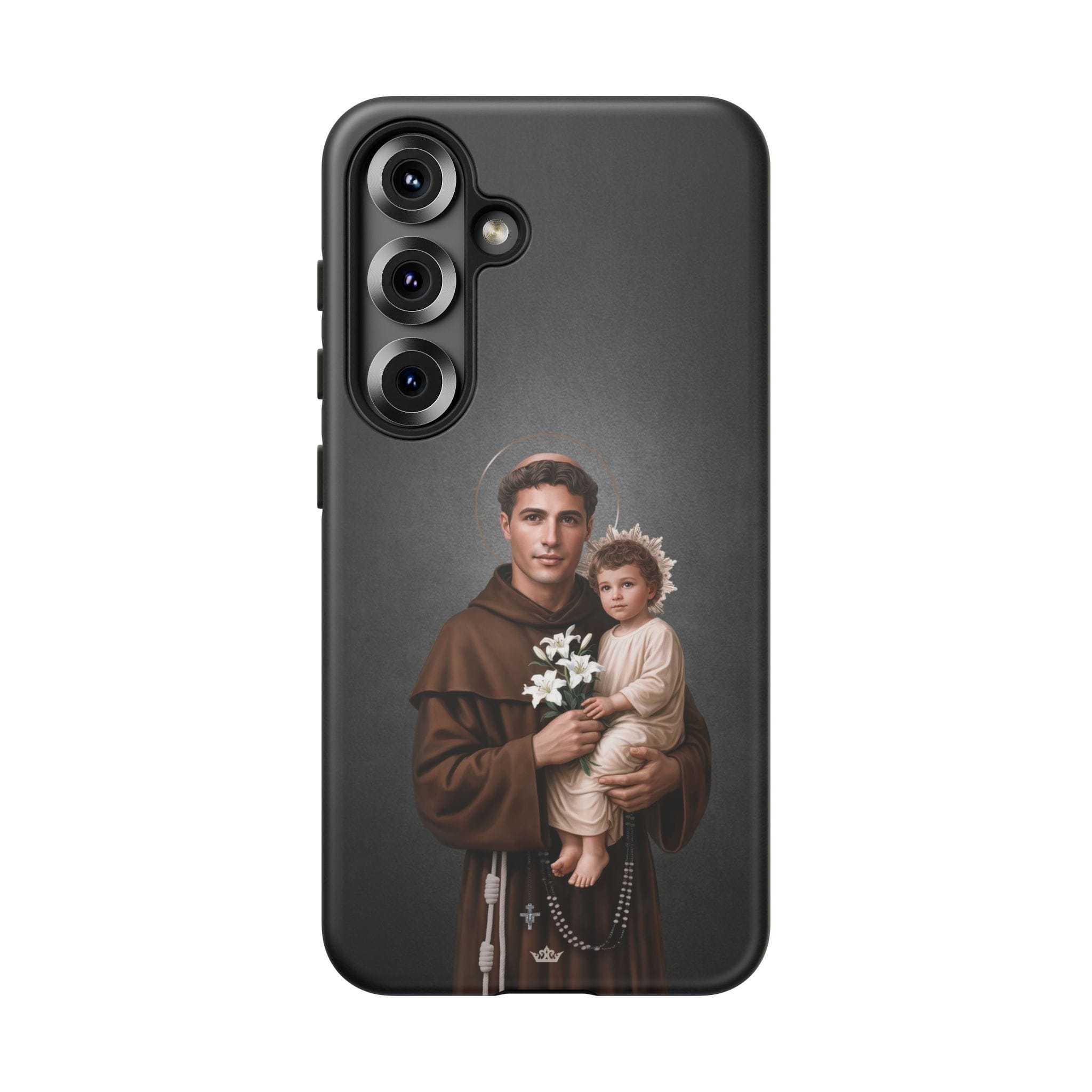 St. Anthony of Padua Hard Phone Case (Dark) Copyright VENXARA
