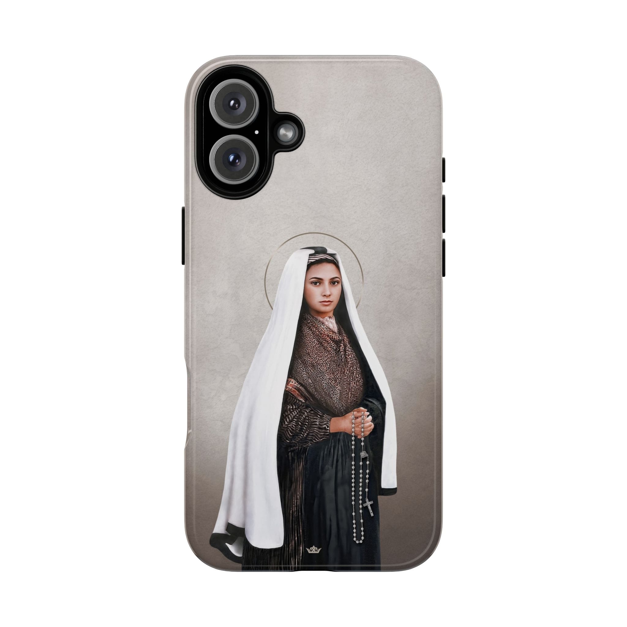 St. Bernadette Hard Phone Case (Light) Copyright VENXARA