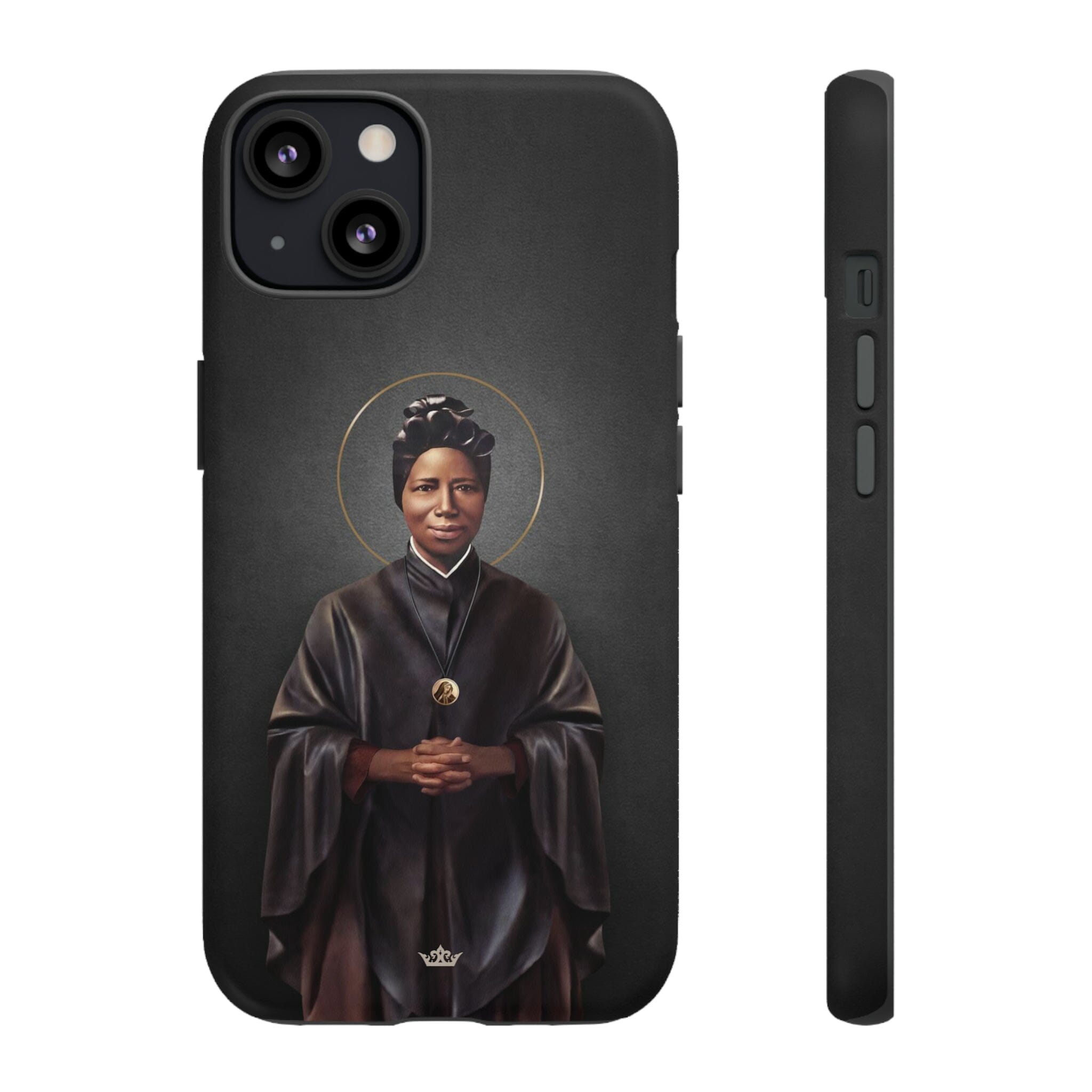 St. Josephine Bakhita Hard Phone Case (Dark)
