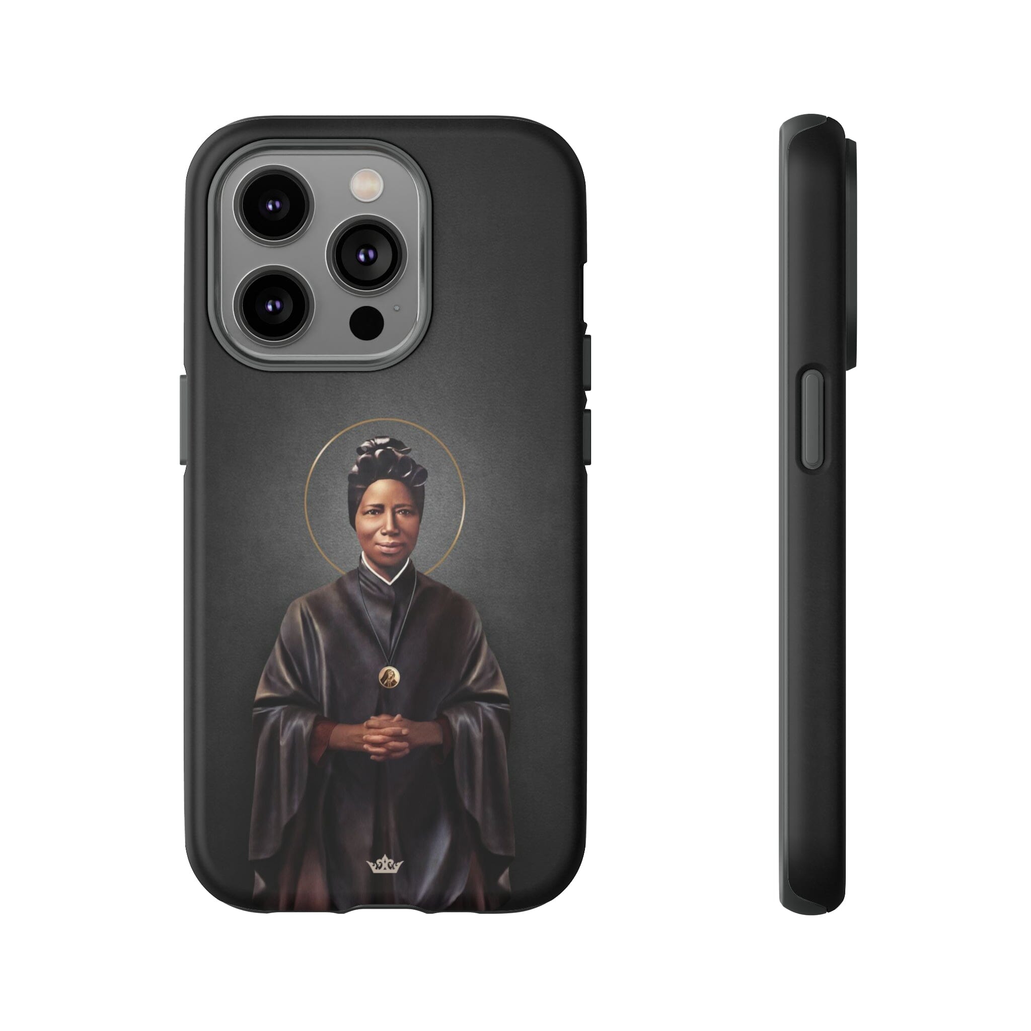 St. Josephine Bakhita Hard Phone Case (Dark)