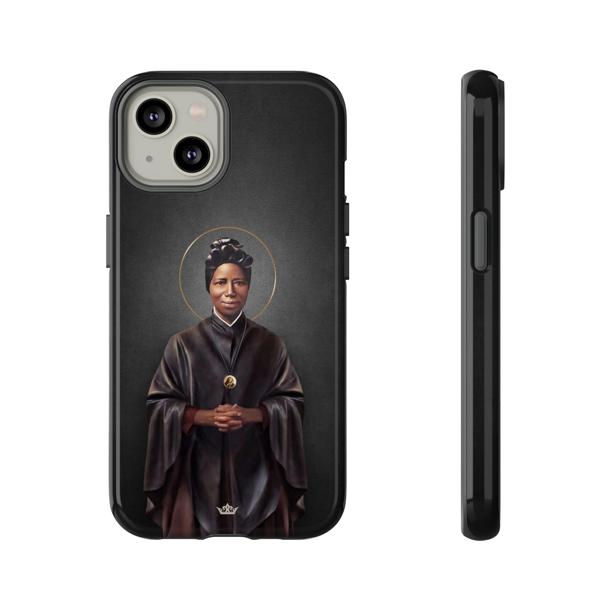 St. Josephine Bakhita Hard Phone Case (Dark)