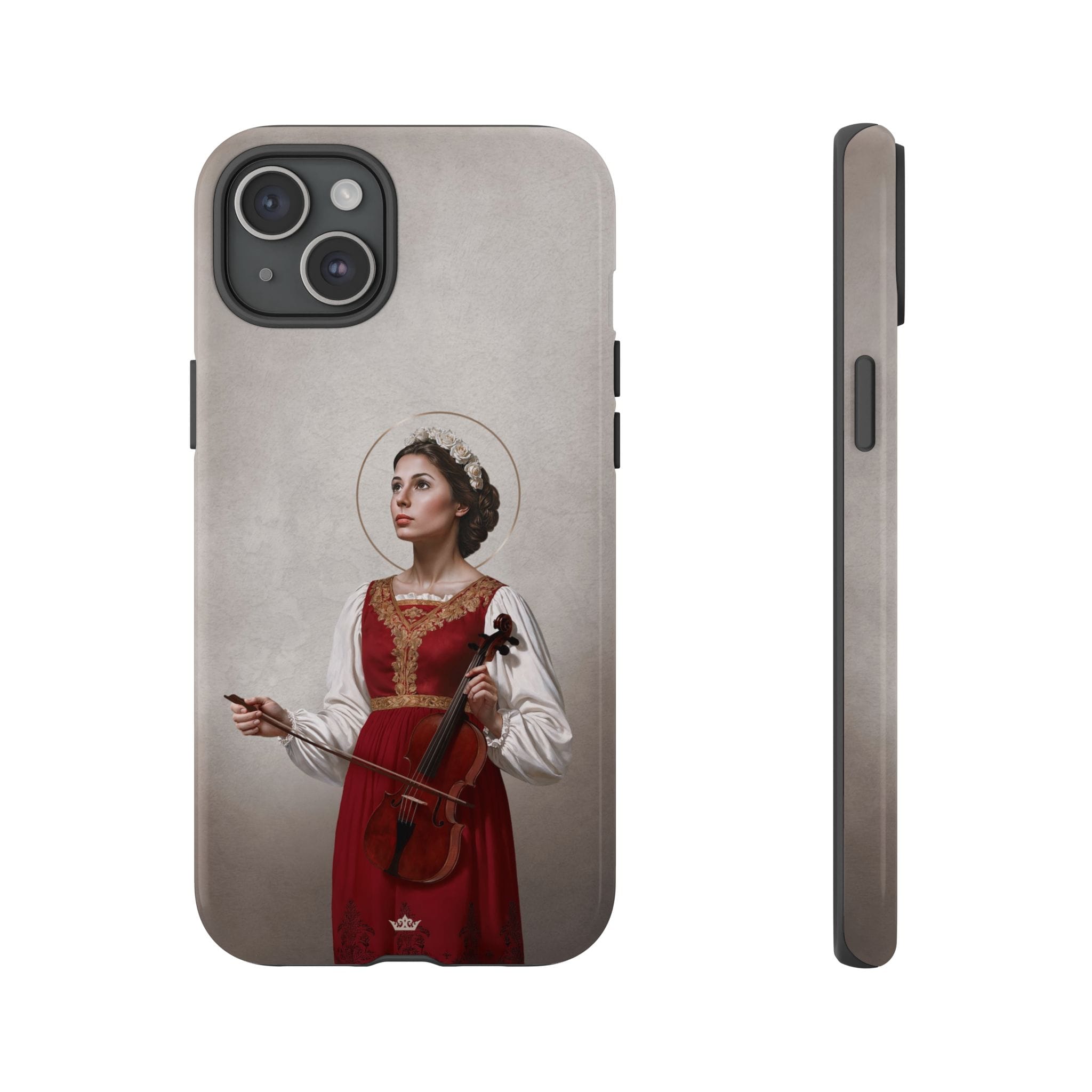 St. Cecilia Hard Phone Case (Light) Copyright VENXARA