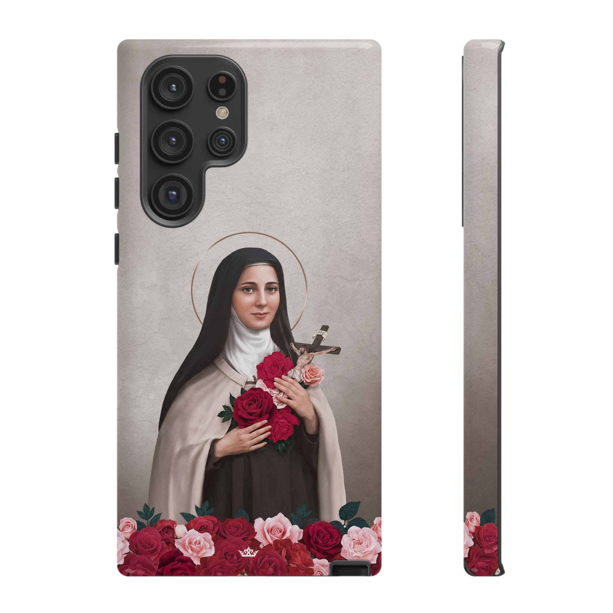 St. Therese of Lisieux Hard Phone Case (Light) Copyright VENXARA
