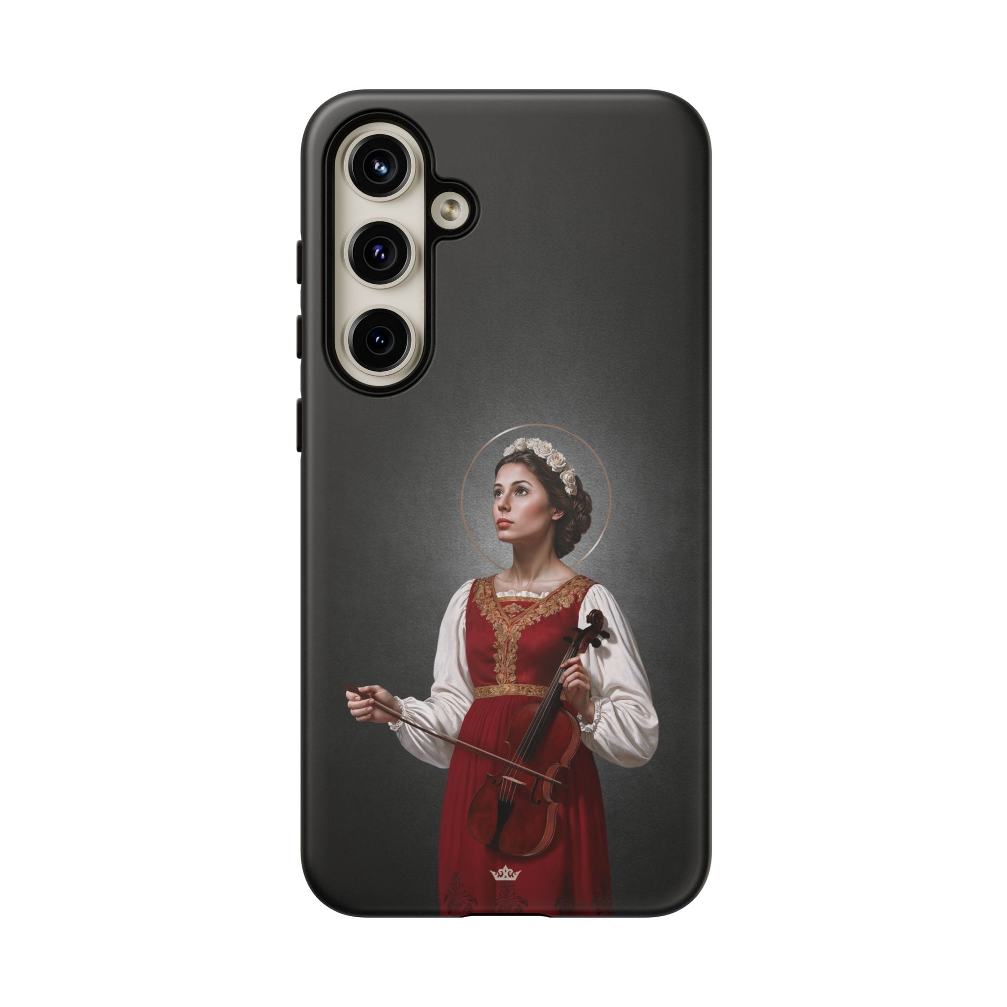 St. Cecilia Hard Phone Case (Dark) Copyright VENXARA