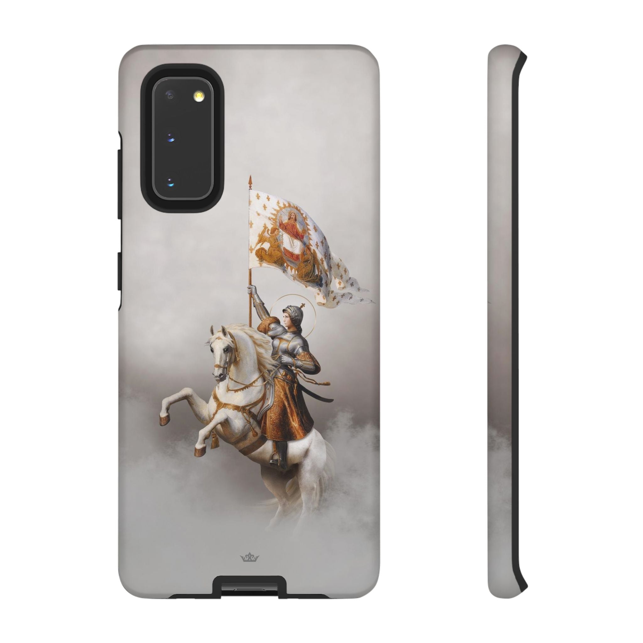St. Joan of Arc in Battle Hard Phone Case (Light)
