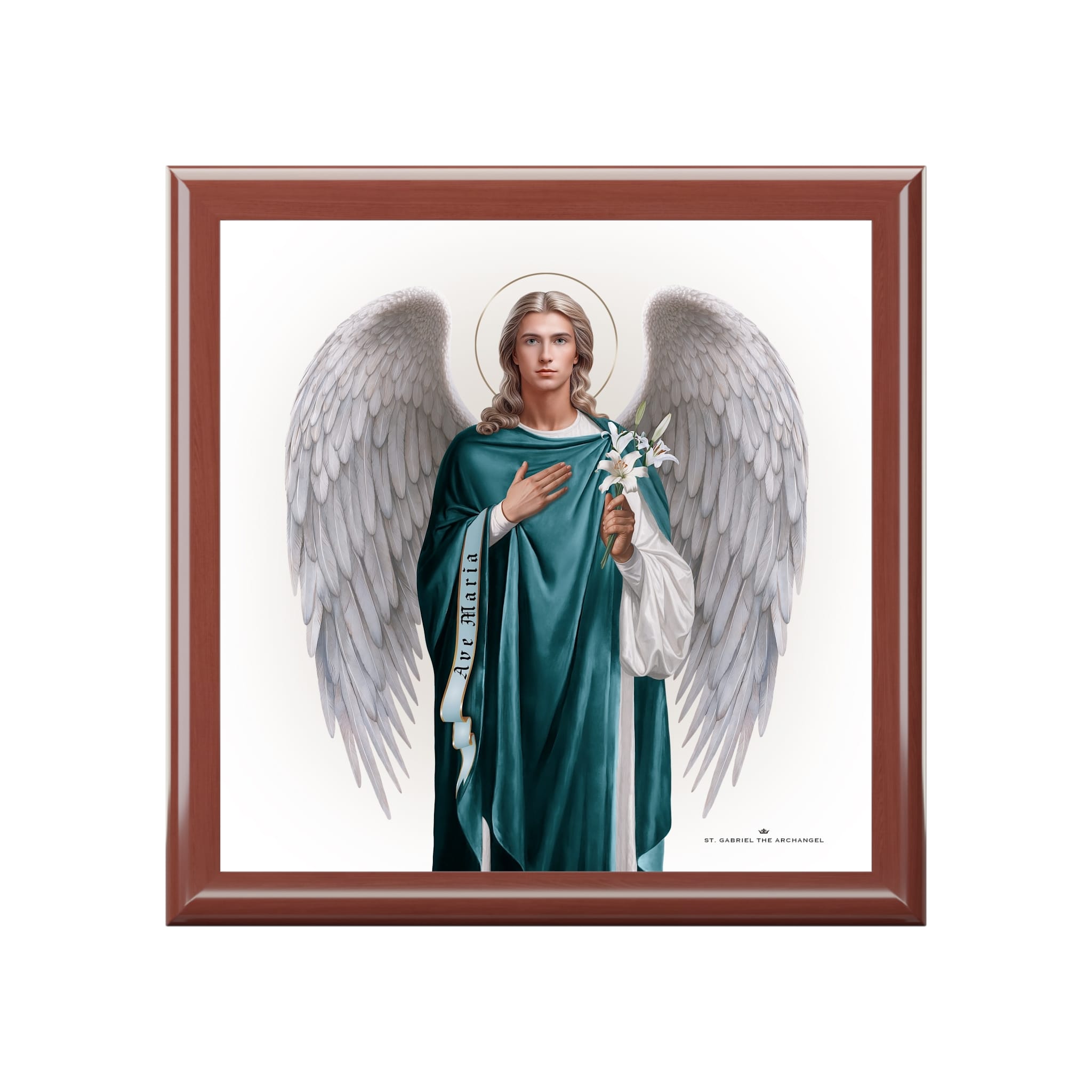 St. Gabriel the Archangel Keepsake Box Copyright VENXARA