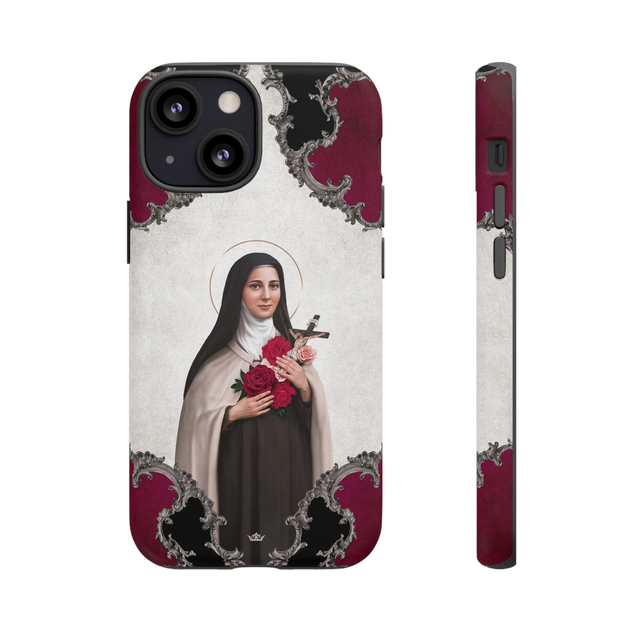 St. Therese of Lisieux Hard Phone Case (Baroque) Copyright VENXARA