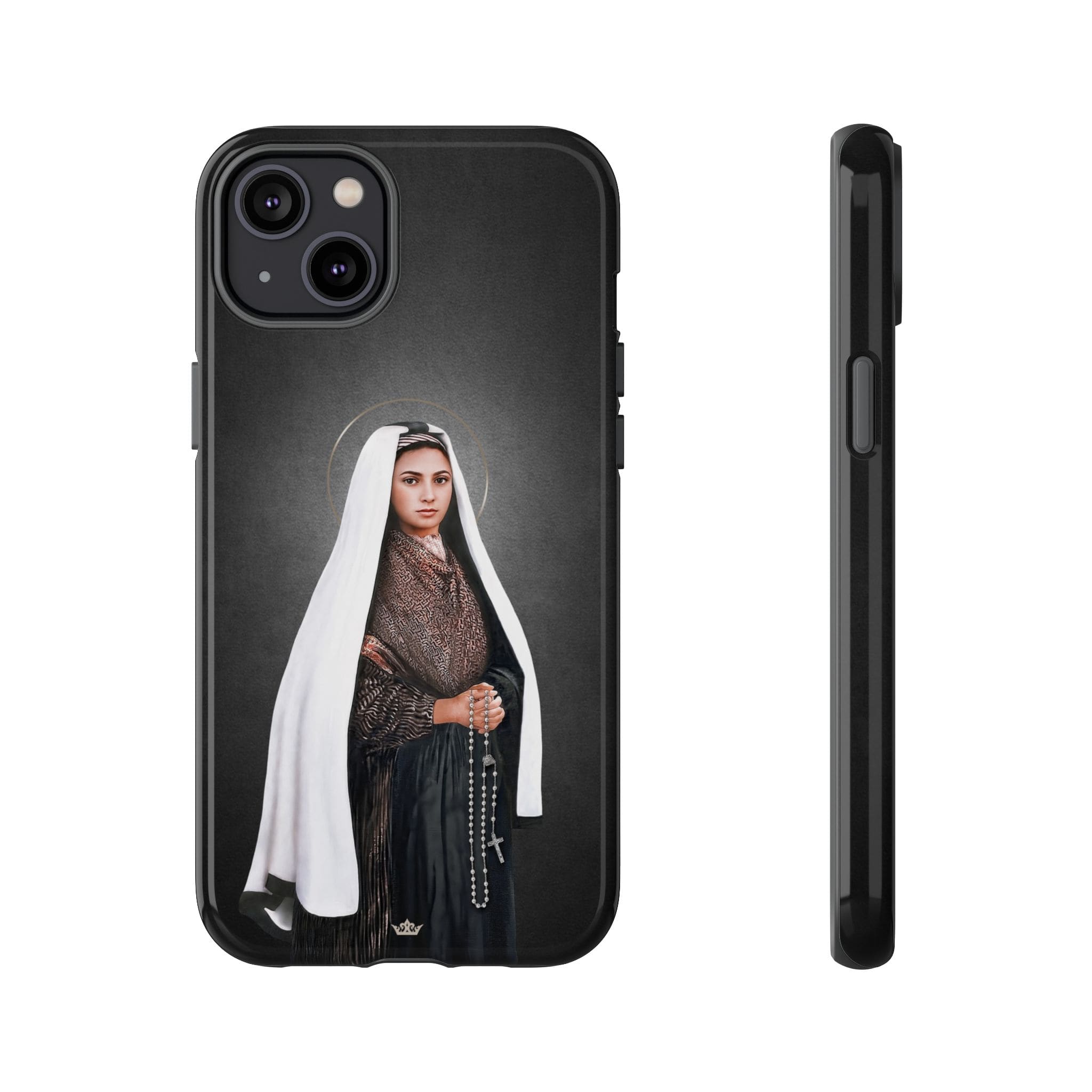 St. Bernadette Hard Phone Case (Dark) Copyright VENXARA