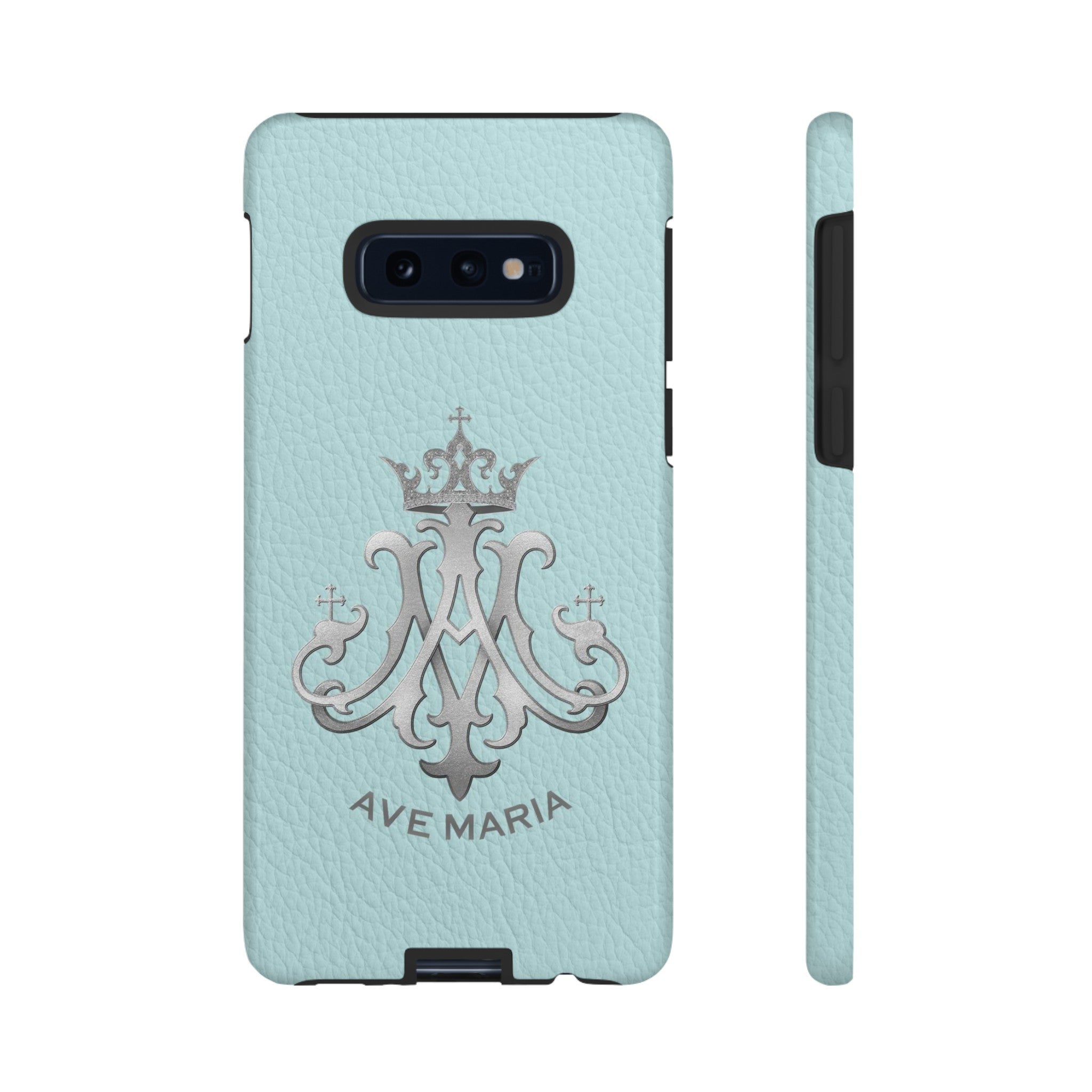 Ave Maria Hard Phone Case (Heavenly Blue)