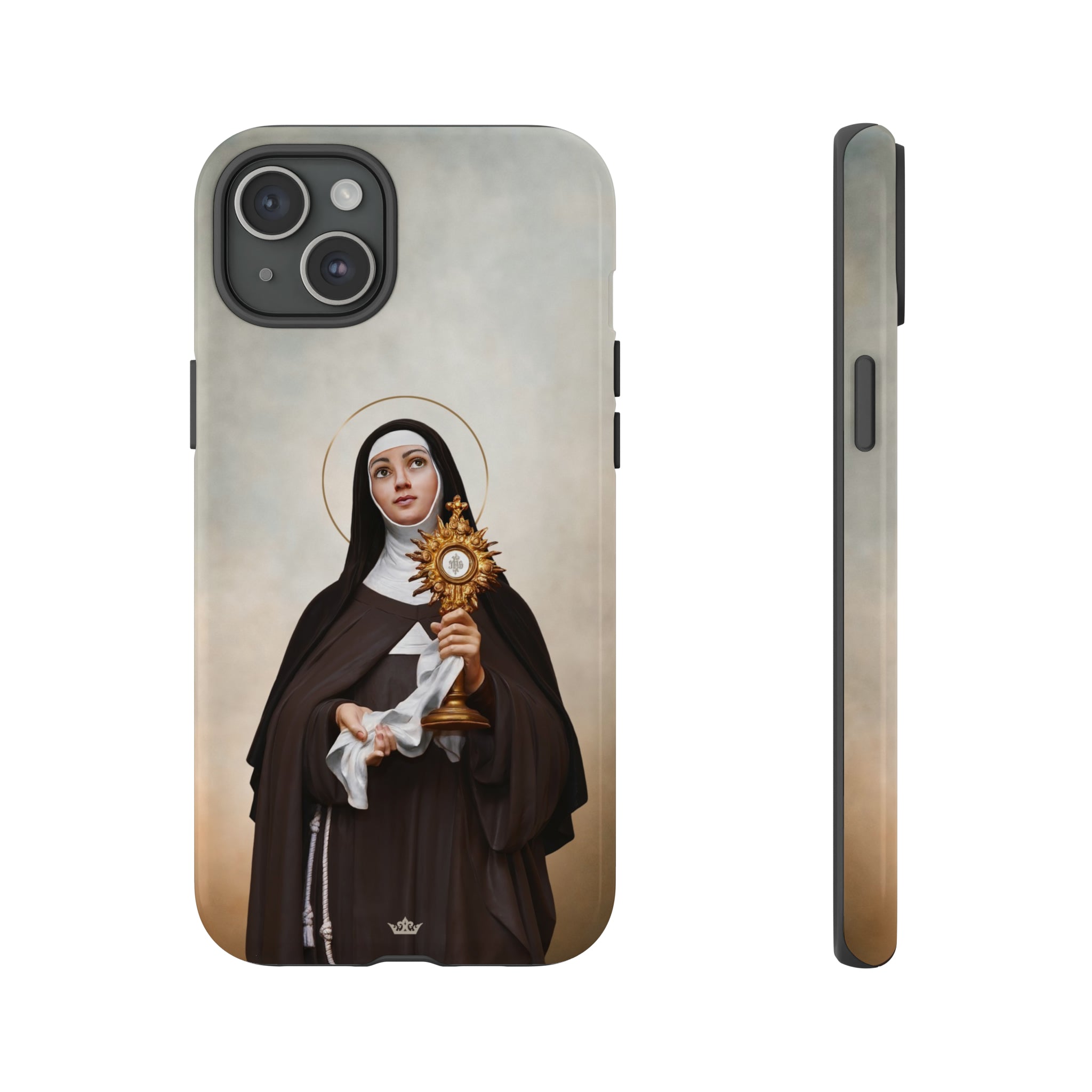 St. Clare of Assisi Hard Phone Case (Light)