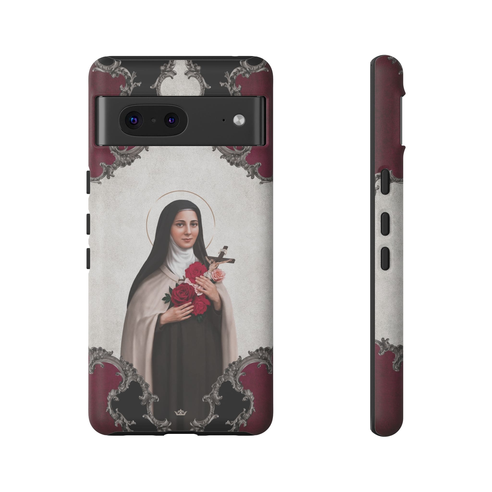 St. Therese of Lisieux Hard Phone Case (Baroque) Copyright VENXARA