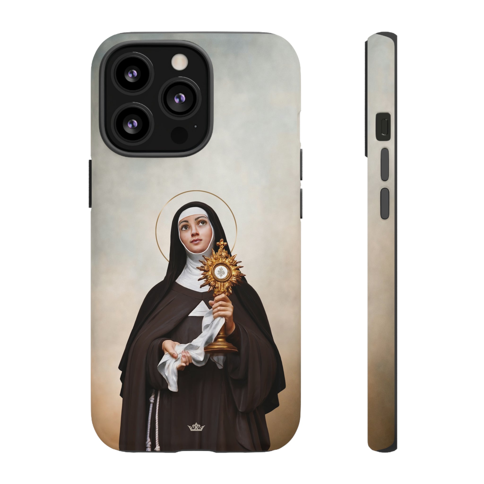 St. Clare of Assisi Hard Phone Case (Light)