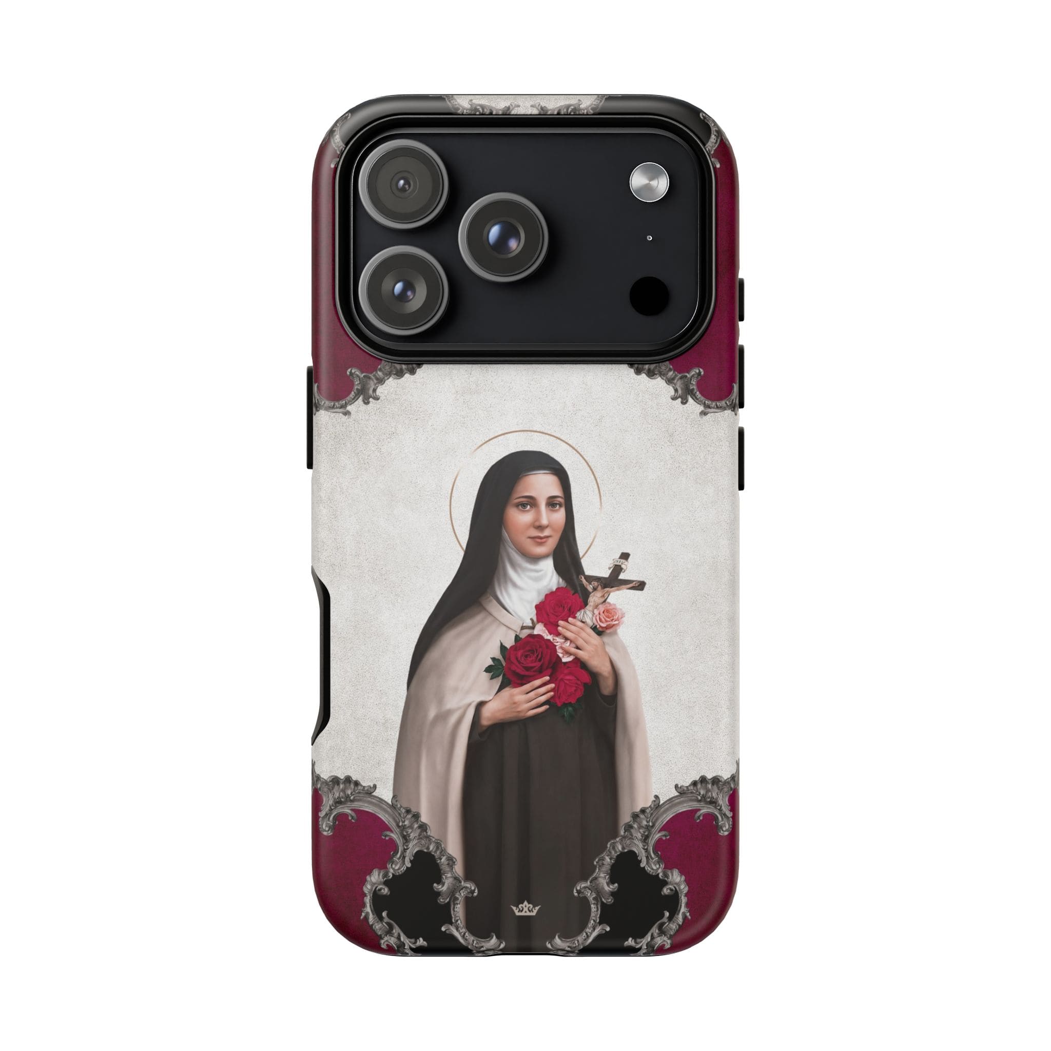 St. Therese of Lisieux Hard Phone Case (Baroque) Copyright VENXARA