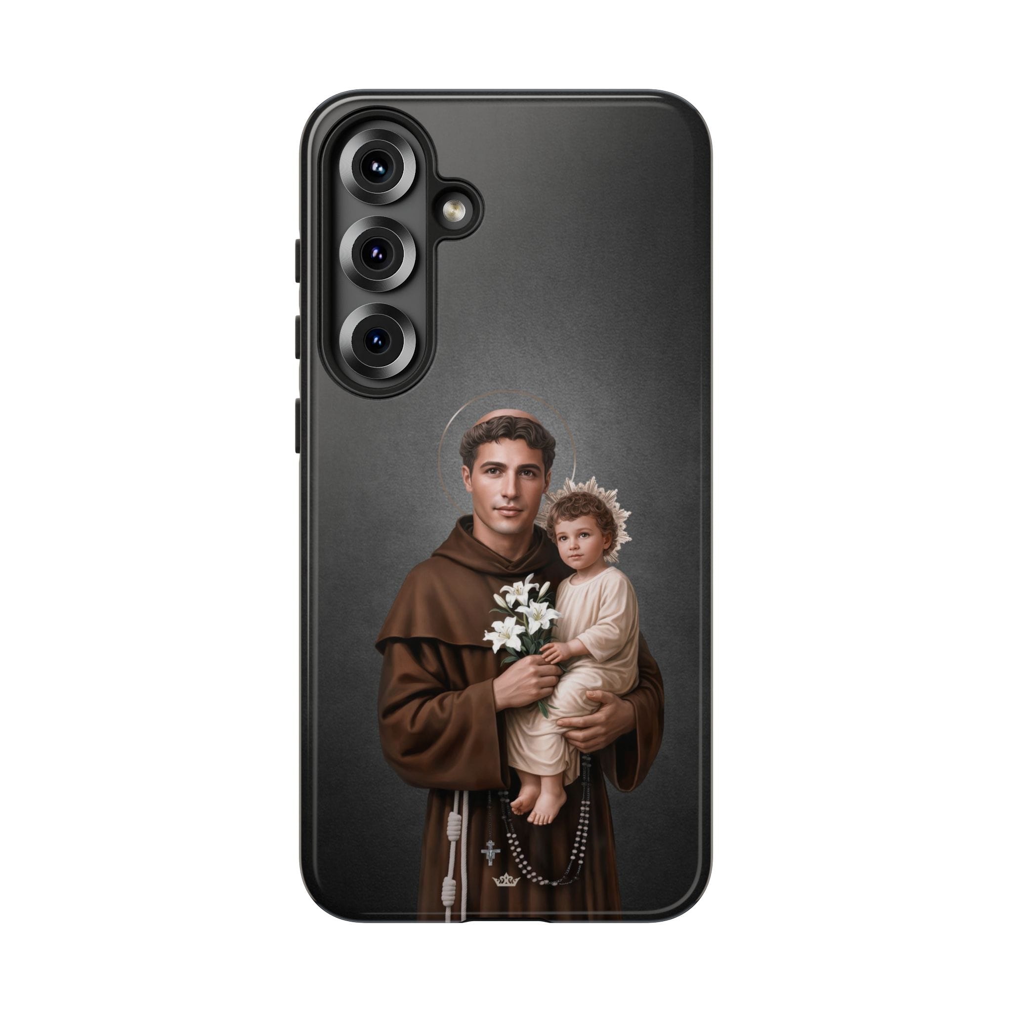 St. Anthony of Padua Hard Phone Case (Dark) Copyright VENXARA