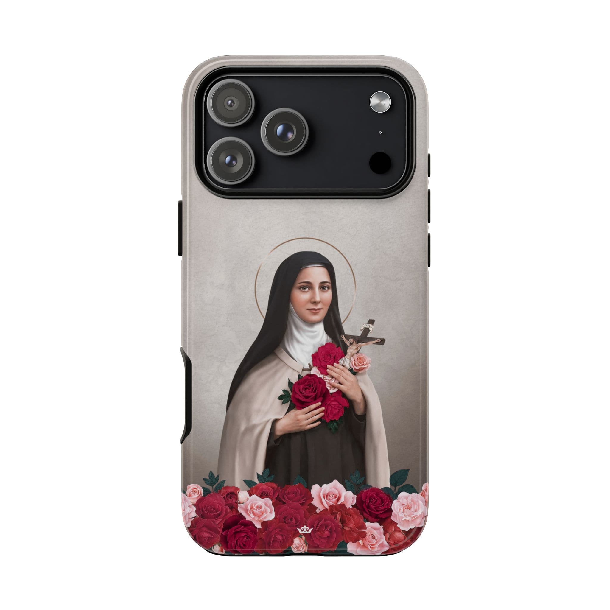 St. Therese of Lisieux Hard Phone Case (Light) Copyright VENXARA
