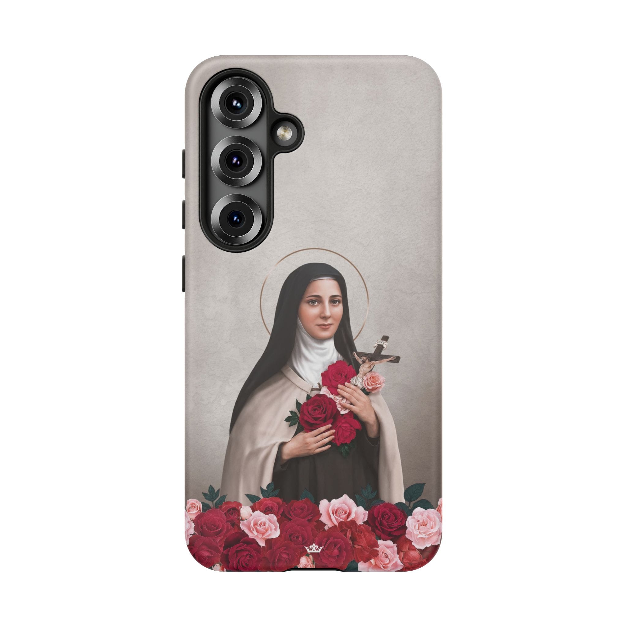St. Therese of Lisieux Hard Phone Case (Light) Copyright VENXARA