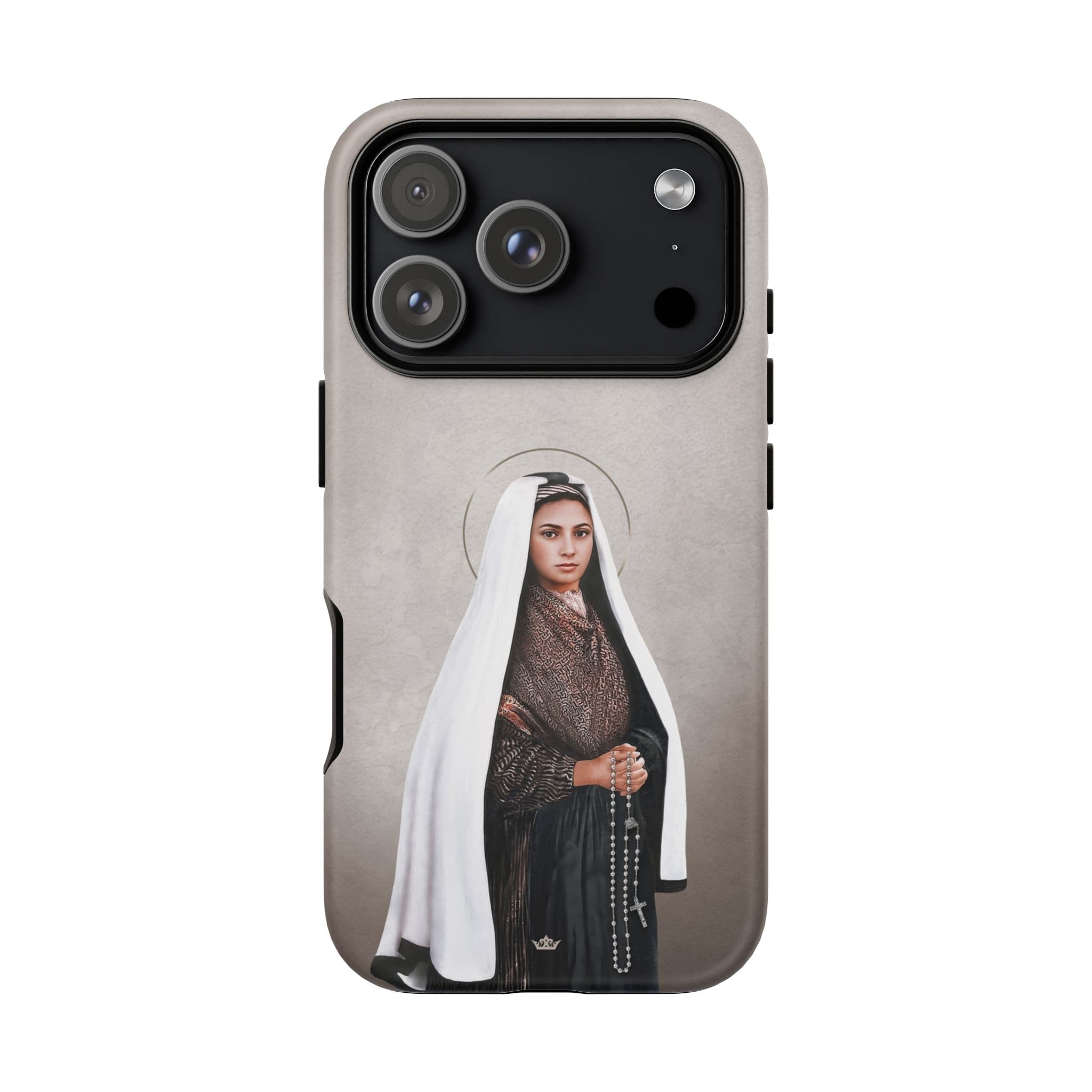 St. Bernadette Hard Phone Case (Light) Copyright VENXARA