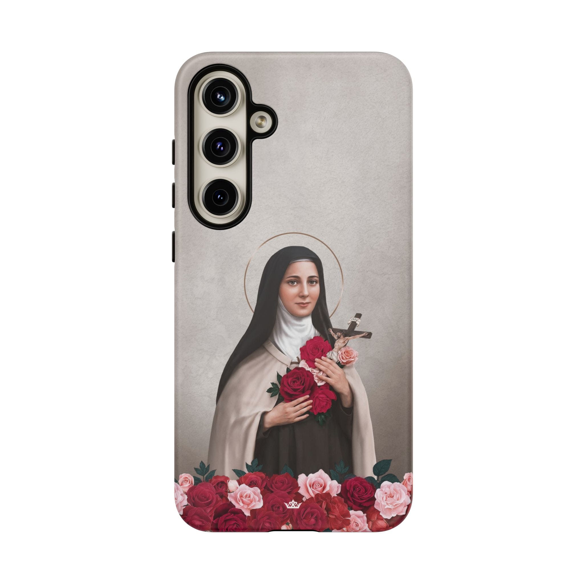 St. Therese of Lisieux Hard Phone Case (Light) Copyright VENXARA
