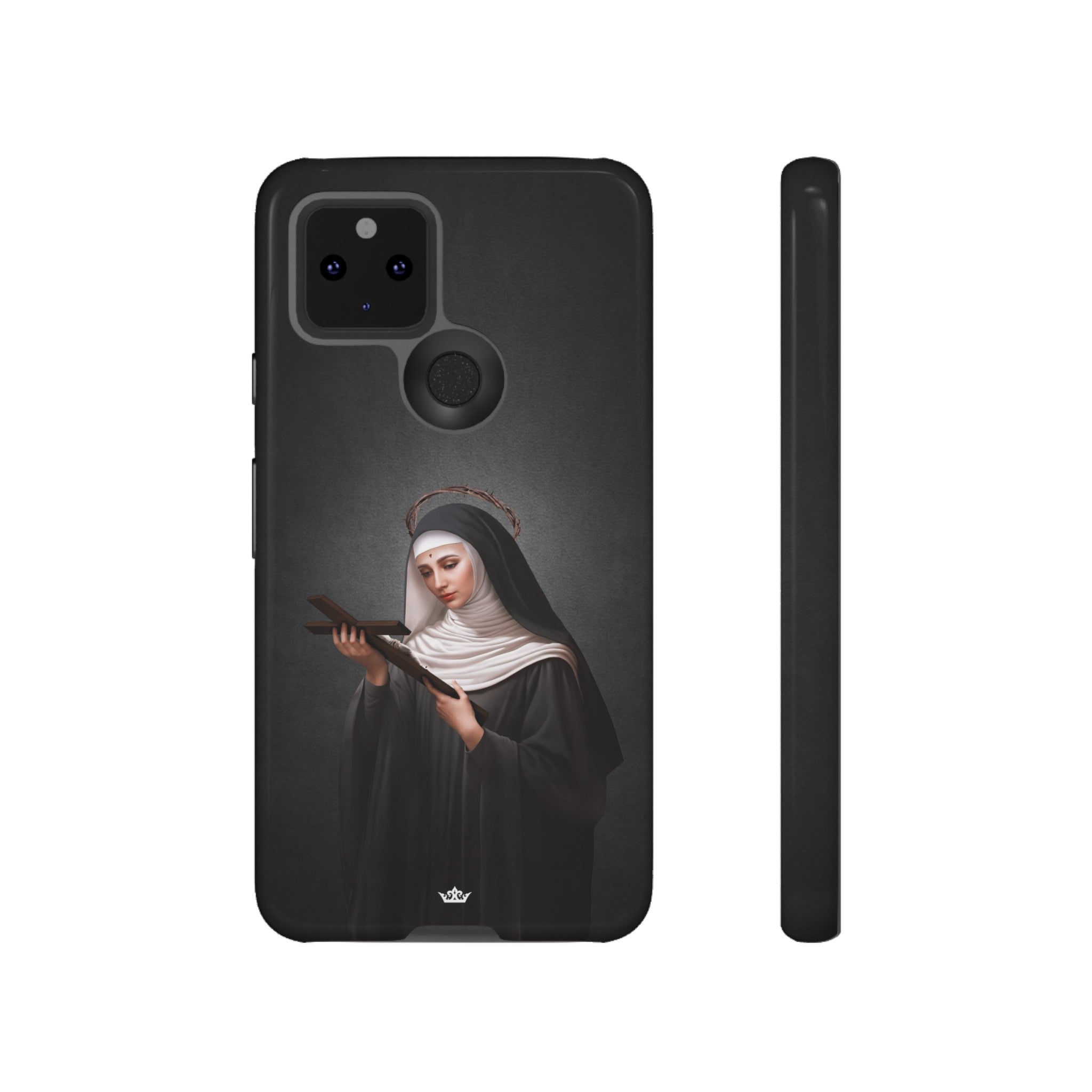 St. Rita of Cascia Hard Phone Case (Dark)