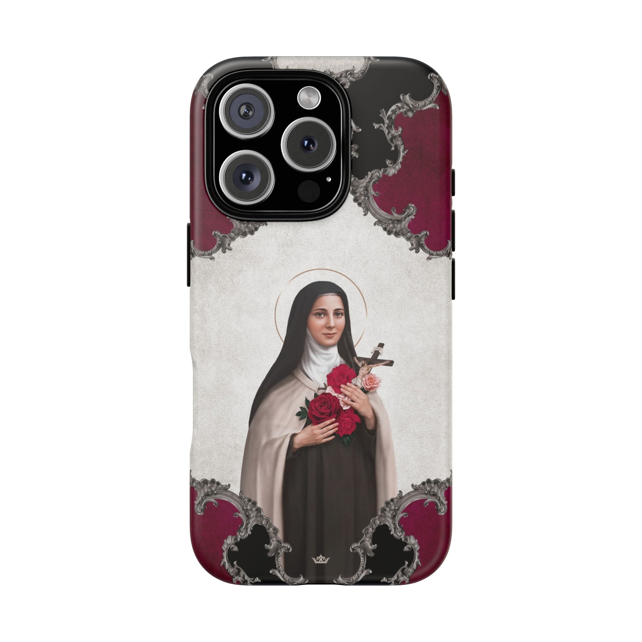St. Therese of Lisieux Hard Phone Case (Baroque) Copyright VENXARA