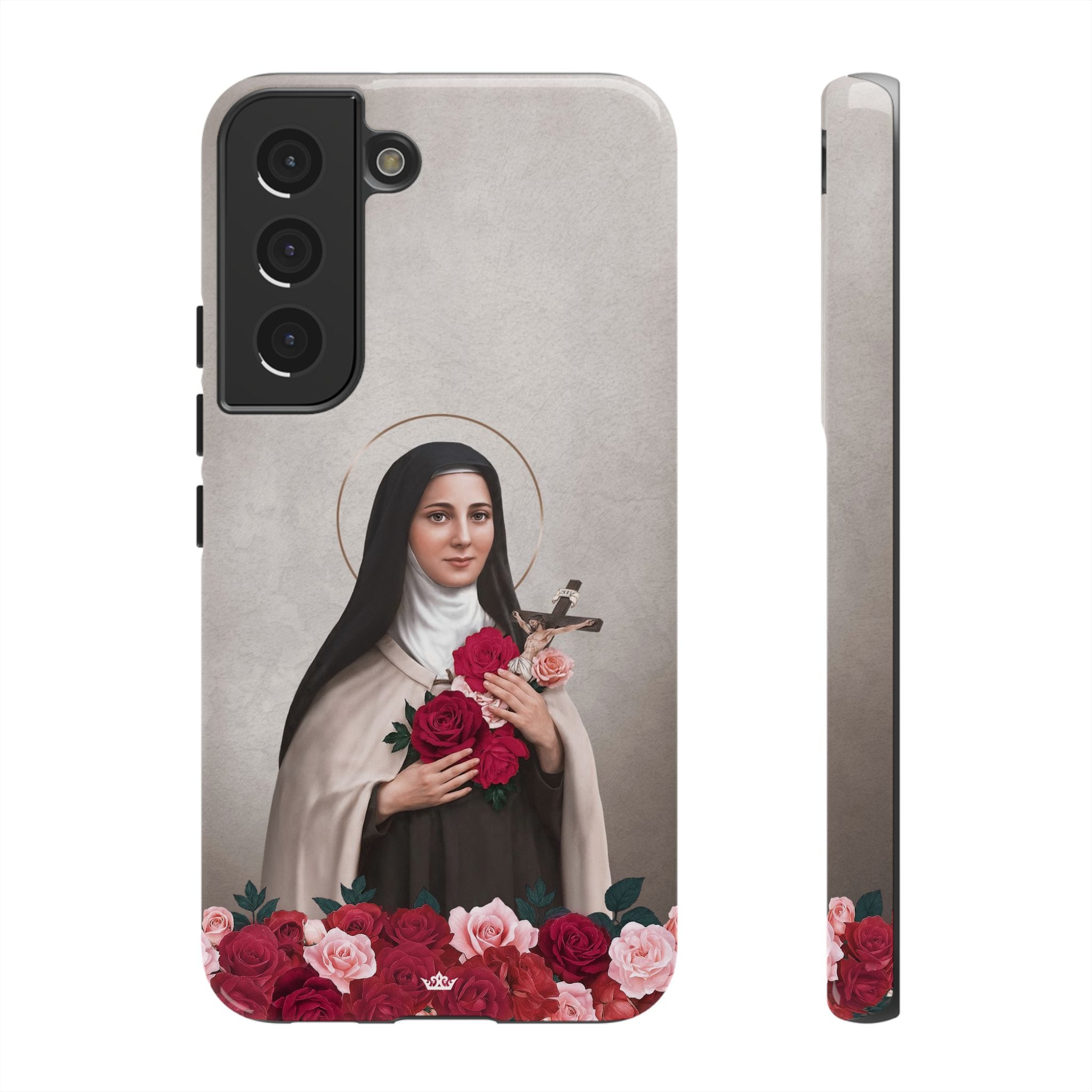 St. Therese of Lisieux Hard Phone Case (Light) Copyright VENXARA