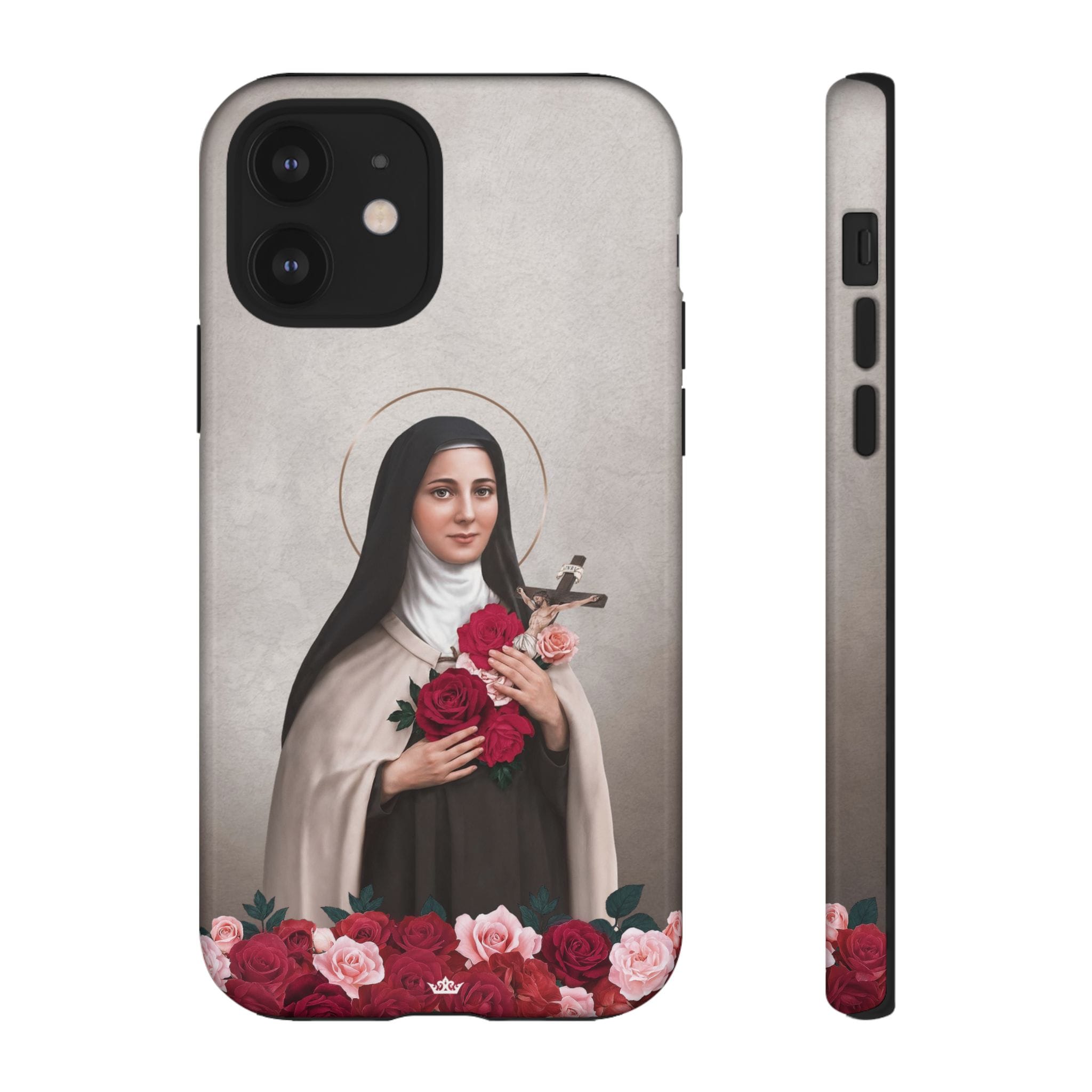 St. Therese of Lisieux Hard Phone Case (Light) Copyright VENXARA