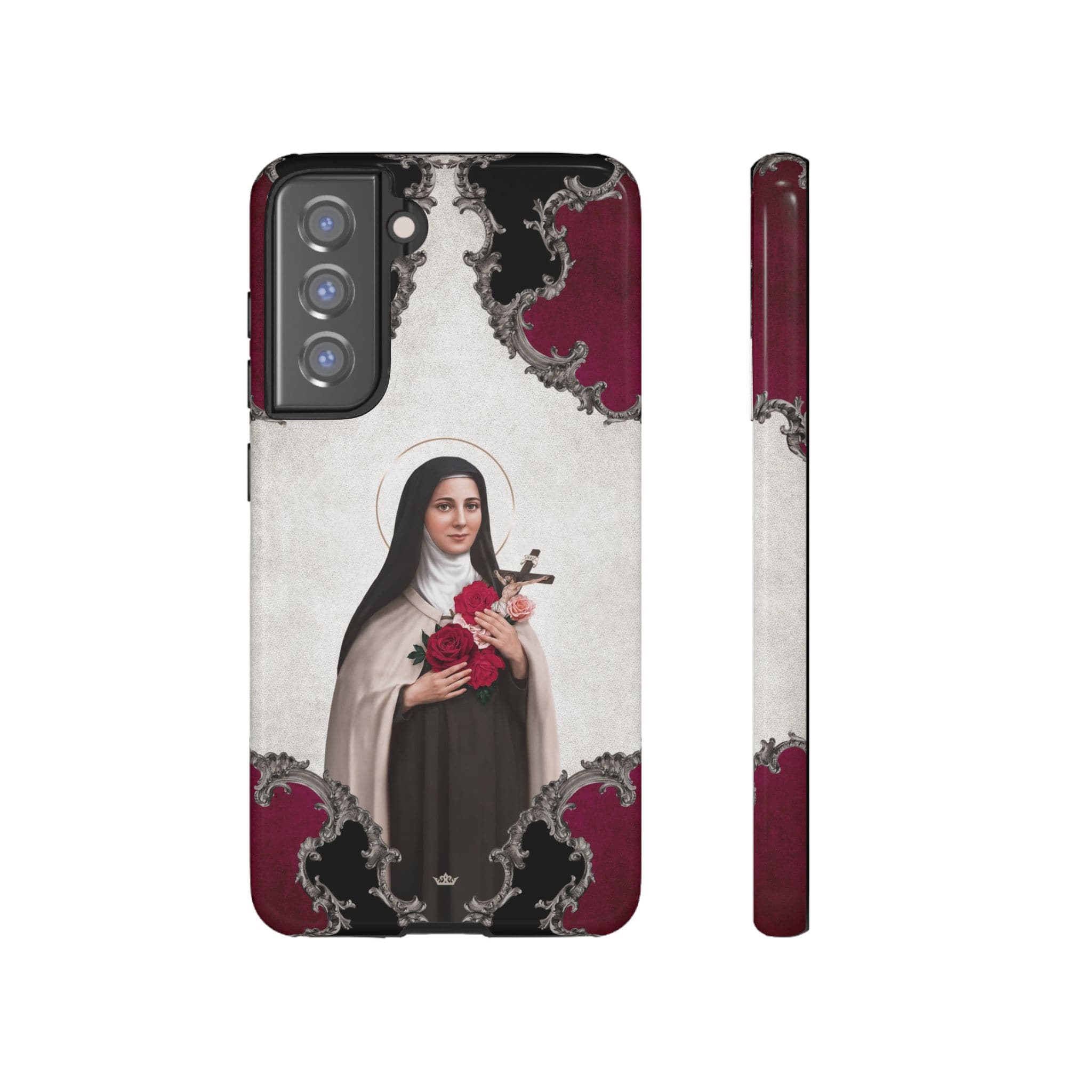 St. Therese of Lisieux Hard Phone Case (Baroque) Copyright VENXARA