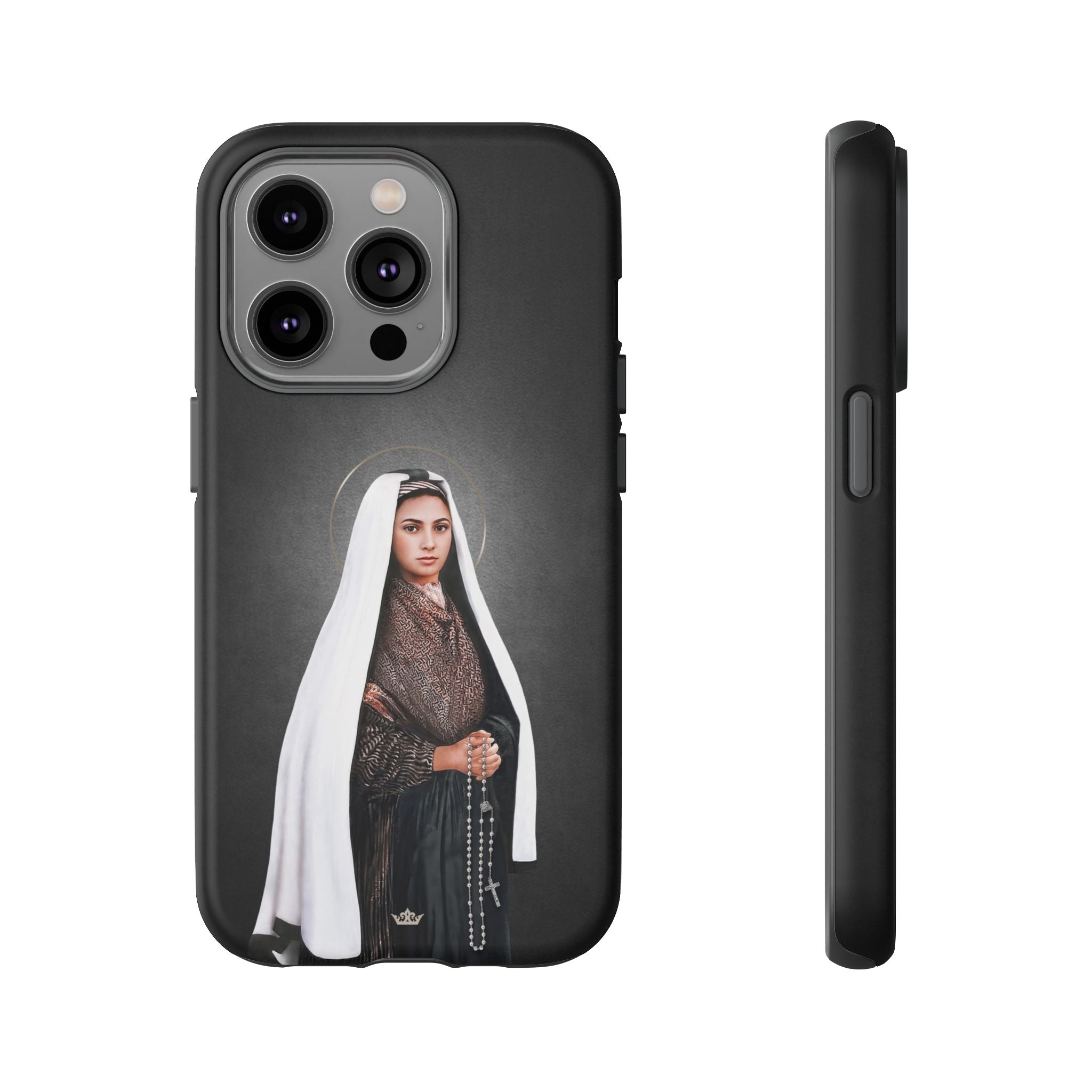 St. Bernadette Hard Phone Case (Dark) Copyright VENXARA
