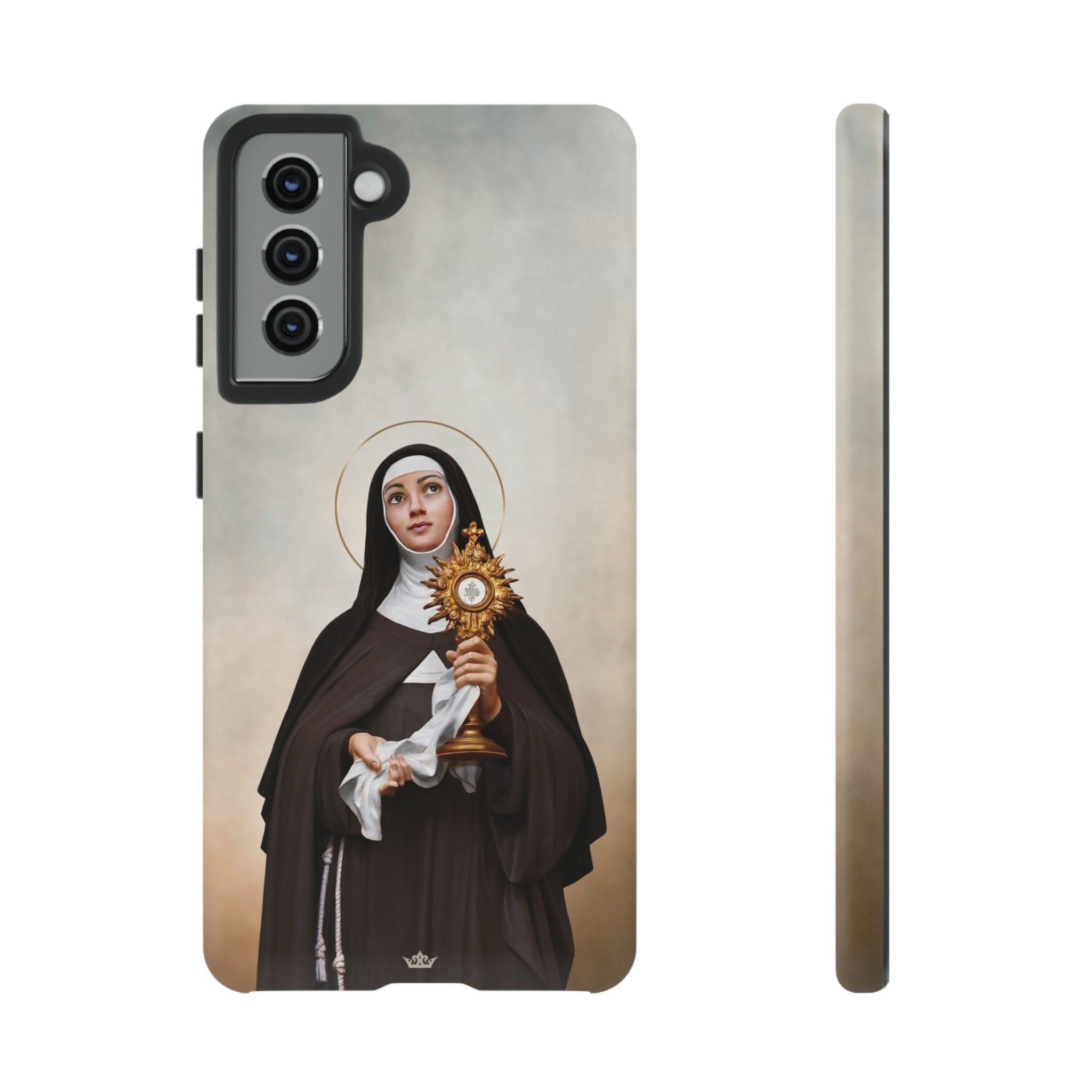St. Clare of Assisi Hard Phone Case (Light)