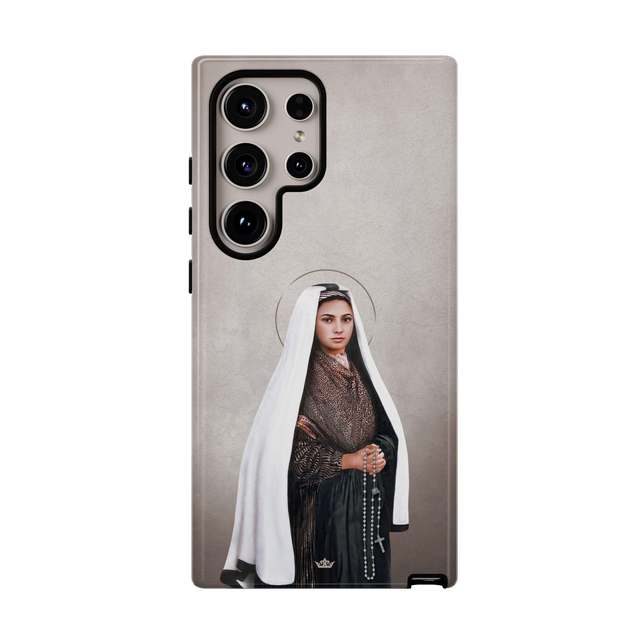 St. Bernadette Hard Phone Case (Light) Copyright VENXARA