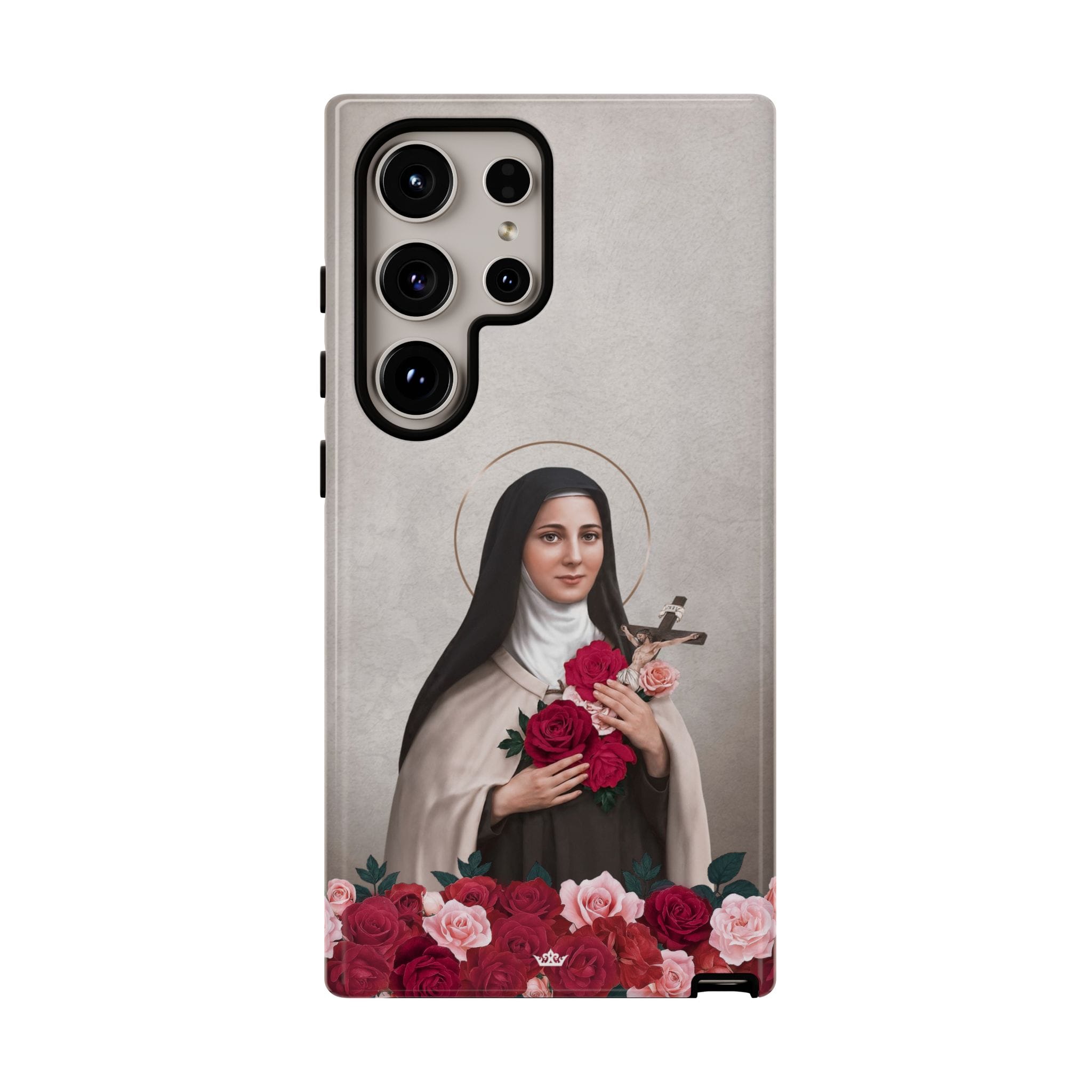 St. Therese of Lisieux Hard Phone Case (Light) Copyright VENXARA