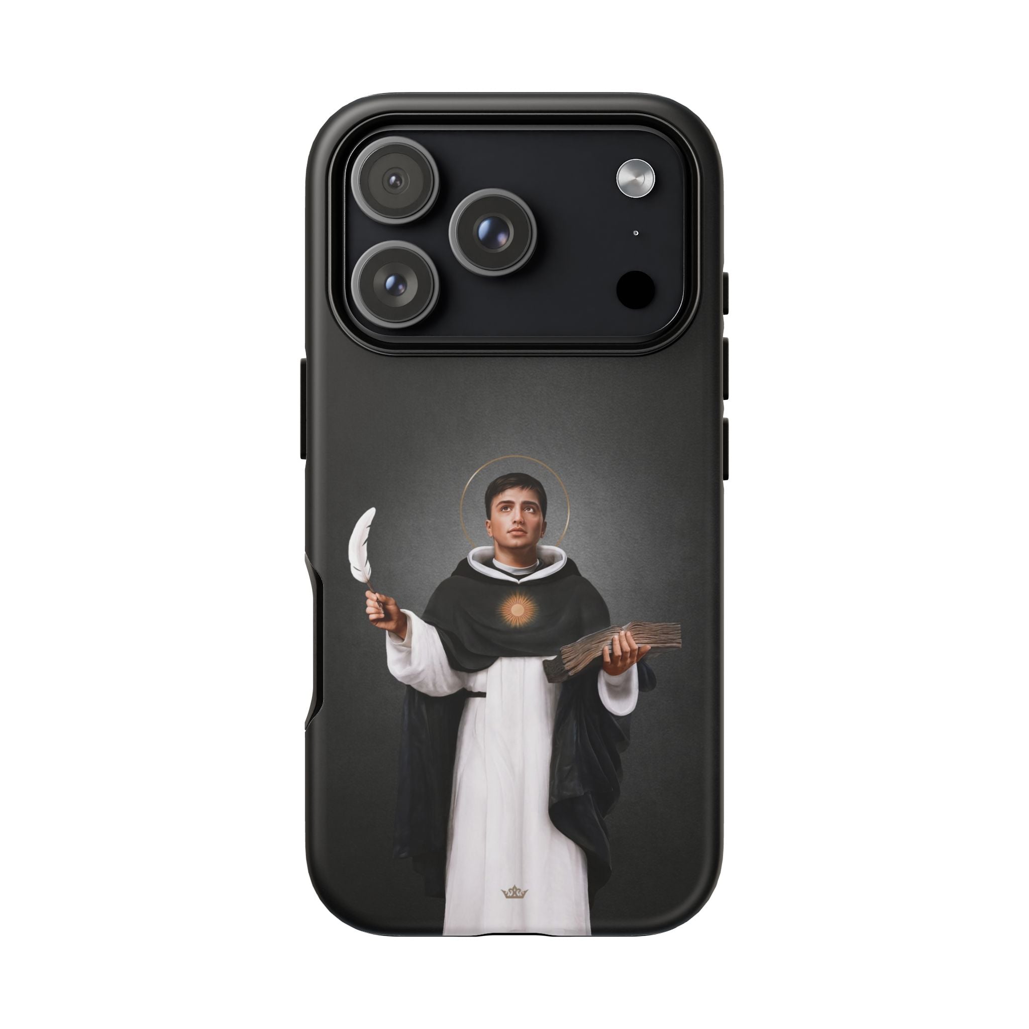 St. Thomas Aquinas Hard Phone Case (Dark)