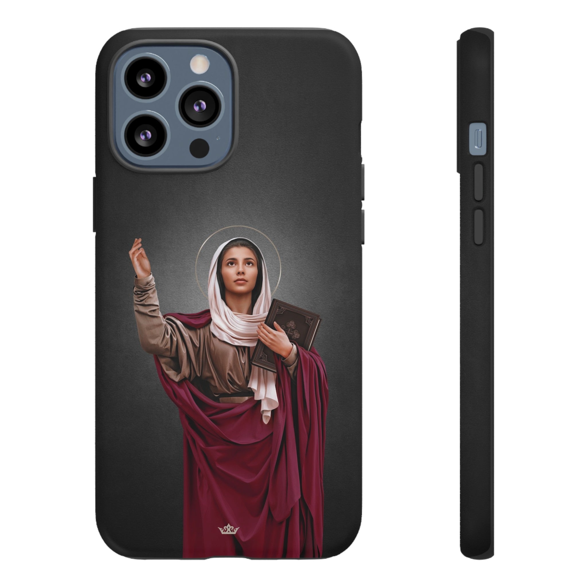 St. Monica Hard Phone Case (Dark)